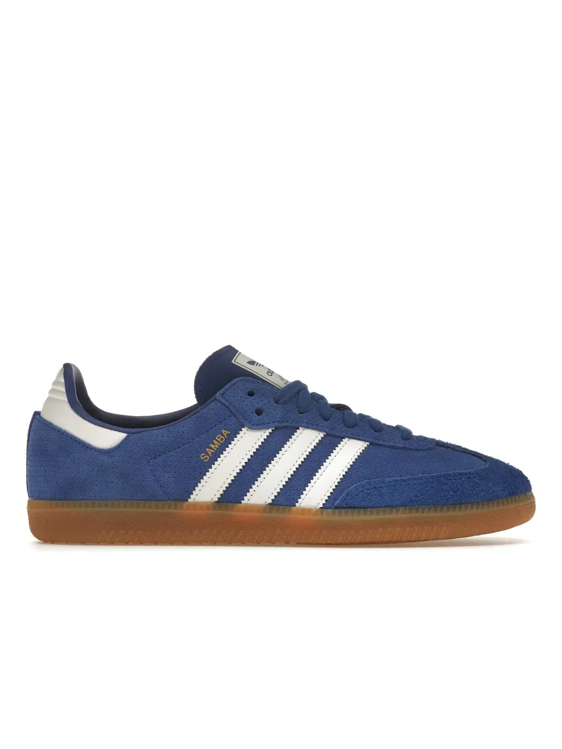 Мужские кроссовки с замшевым верхом Adidas Samba OG — изображение 1 из 4, синий/белый