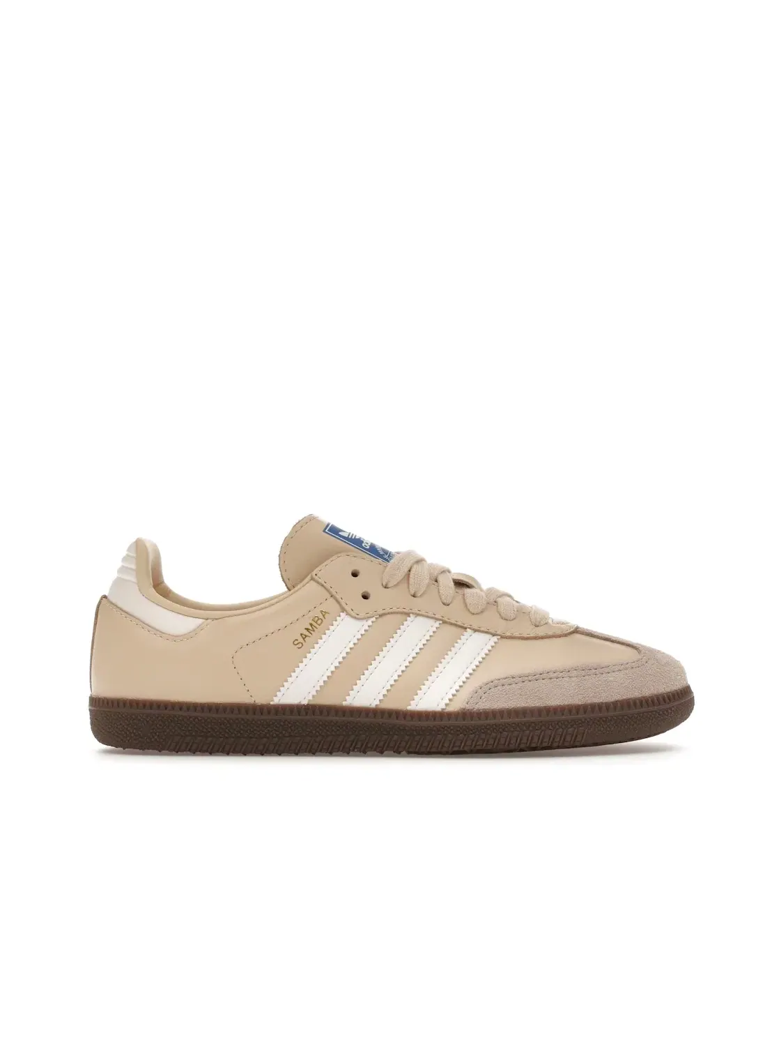 Мужские кроссовки Lifestyle Adidas Samba OG — изображение 1 из 4, песочный/белый