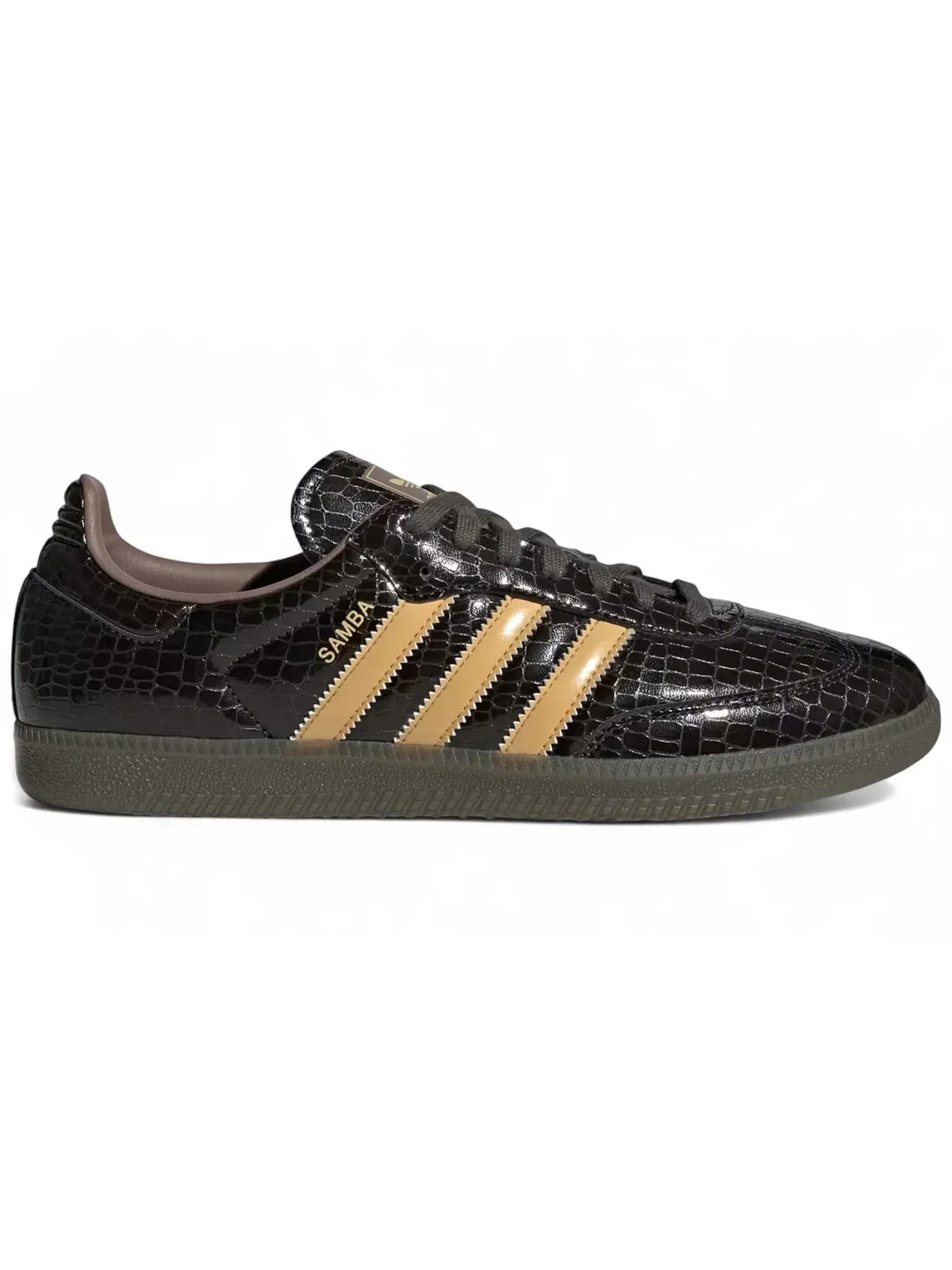 Мужские кроссовки Lifestyle Adidas Samba OG Satin — изображение 1 из 1, оливковый коричневый