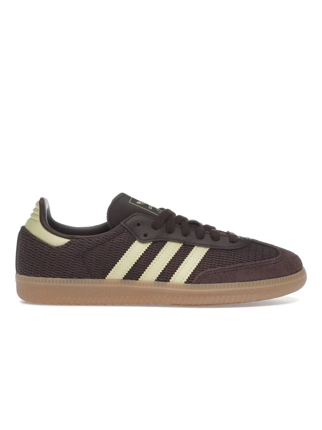 Женские кроссовки с замшевым верхом Adidas Samba OG — изображение 1 из 4, коричневый/желтый