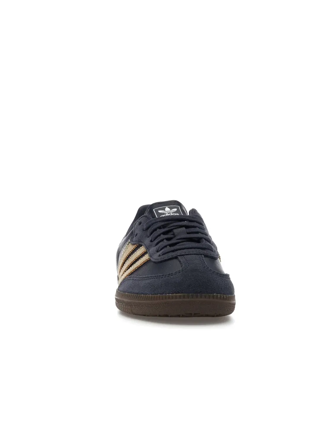 Мужские кроссовки Lifestyle Shadow Navy Golden Beige Adidas Samba OG — изображение 2 из 4