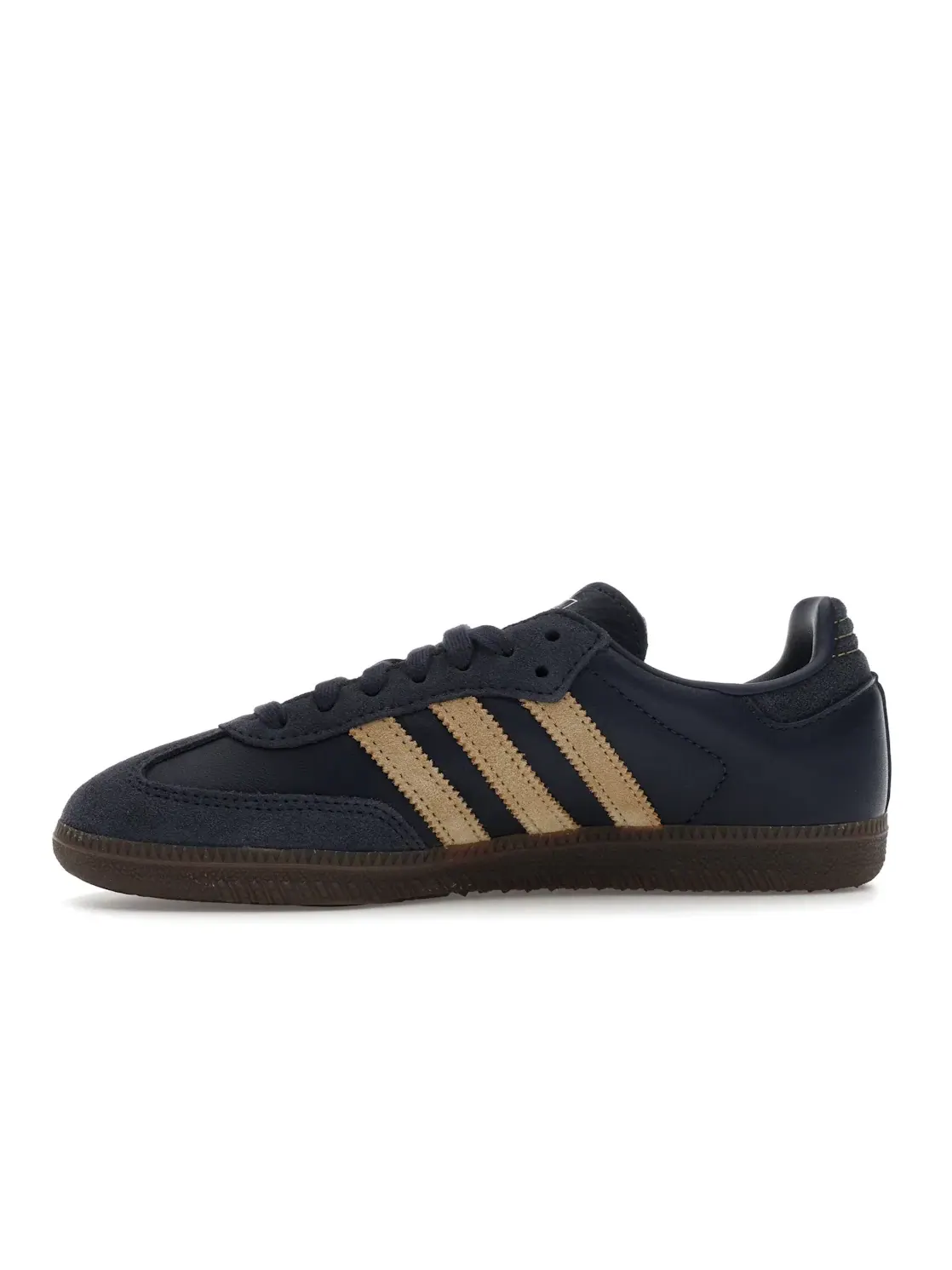 Мужские кроссовки Lifestyle Shadow Navy Golden Beige Adidas Samba OG — изображение 3 из 4