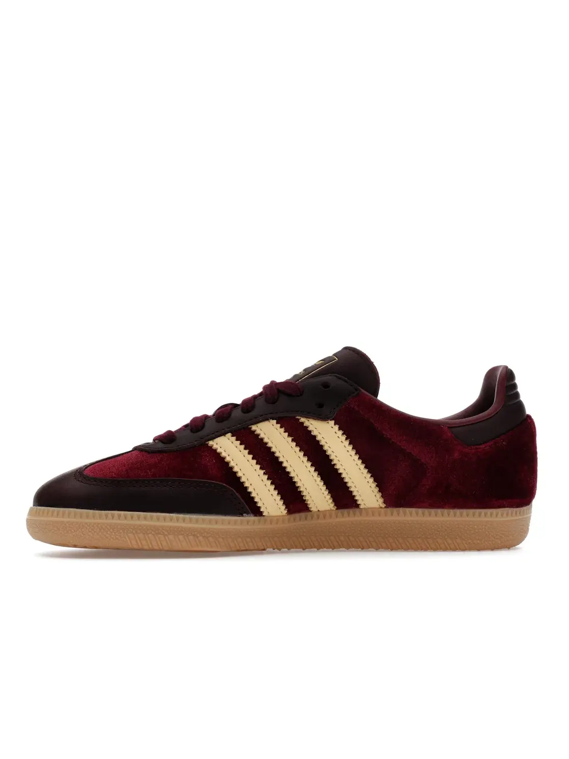 Женские кроссовки с велюровой отделкой Adidas Samba OG — изображение 3 из 4, красный