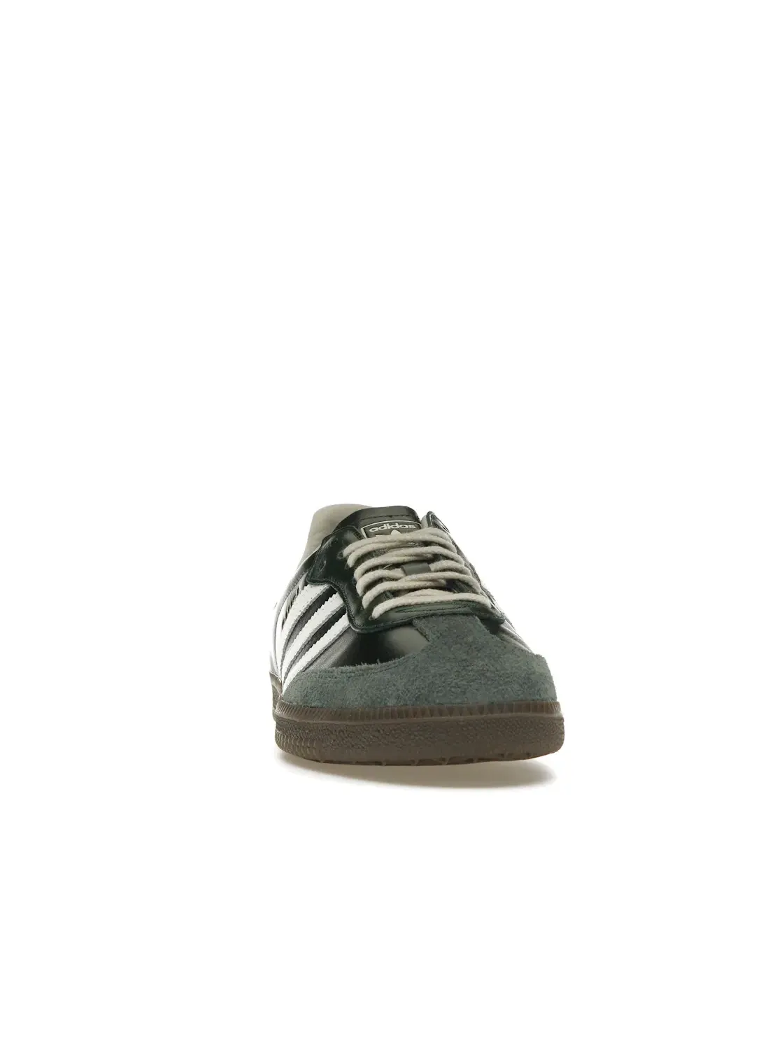Мужские кроссовки с замшевым верхом Adidas Samba OG — изображение 2 из 4, зеленый/белый