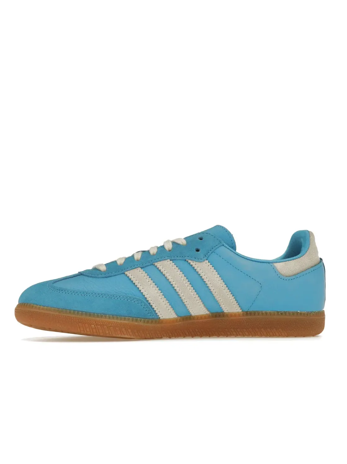 Мужские кроссовки с замшевым верхом Adidas Samba OG — изображение 3 из 4, синий/кремовый белый