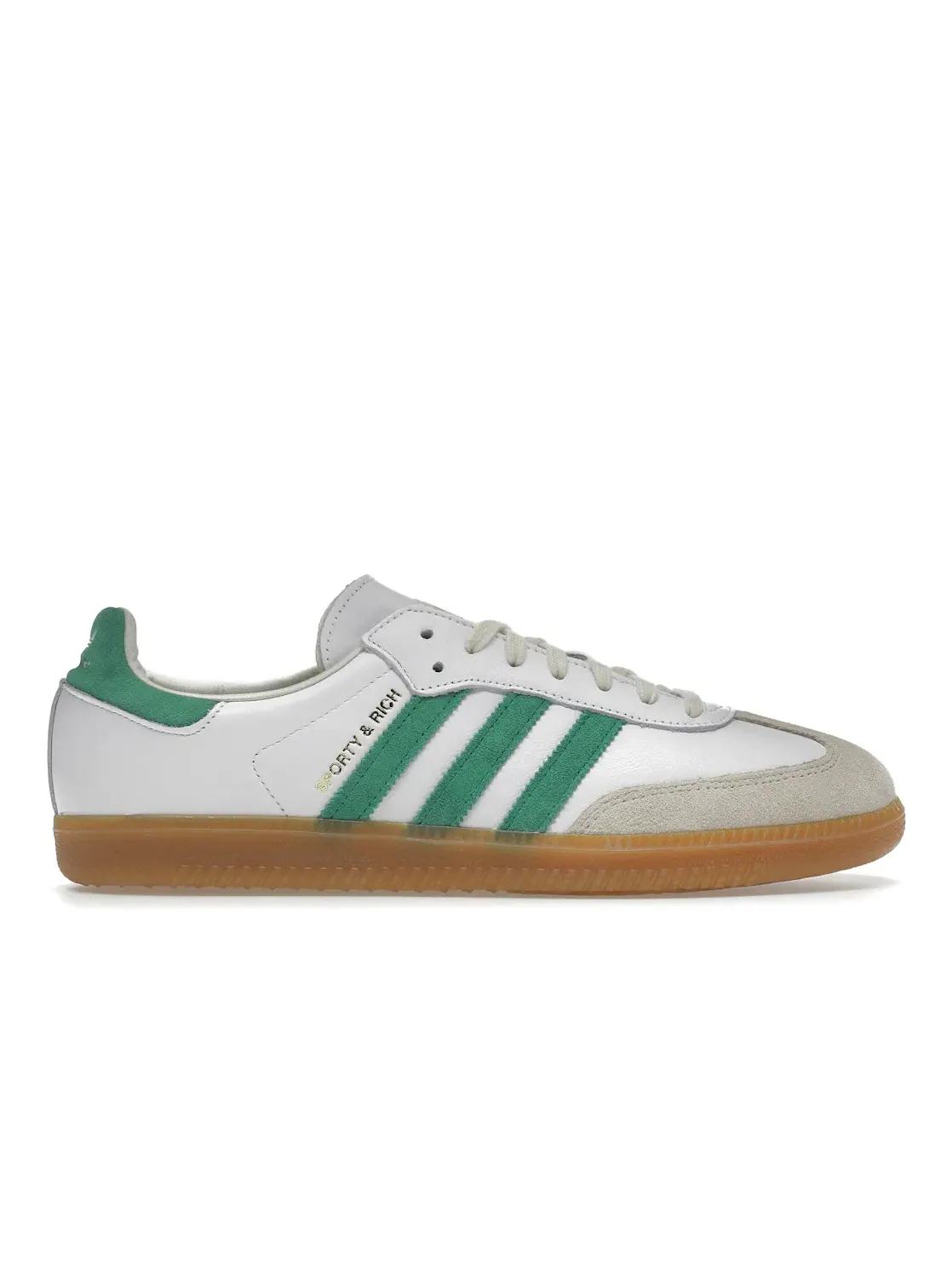 Мужские кроссовки Sporty & Rich Adidas Samba OG — изображение 1 из 4, белый/зеленый