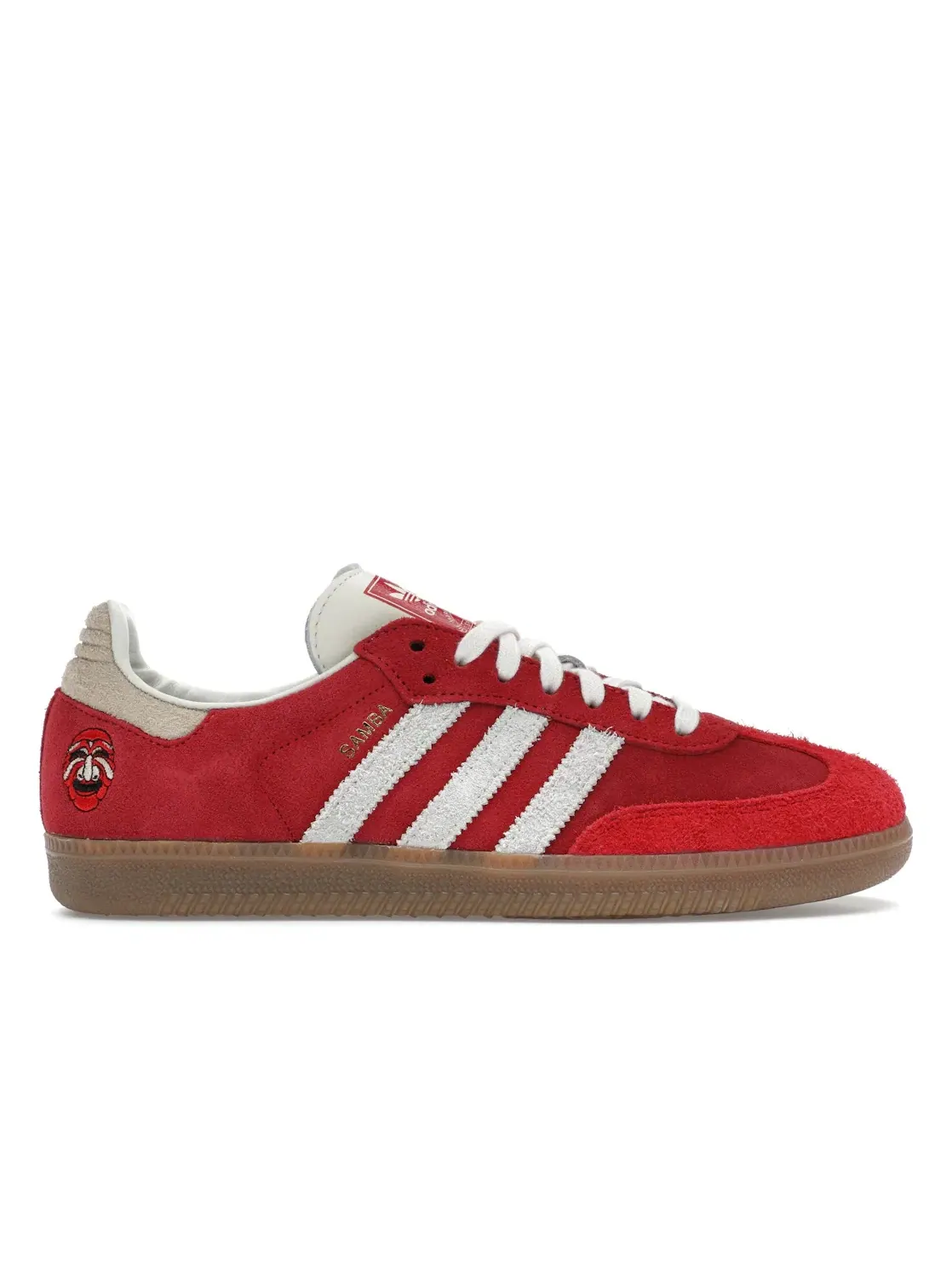 Мужские кроссовки с замшевым верхом Adidas Samba OG — изображение 1 из 4, белый/песочный