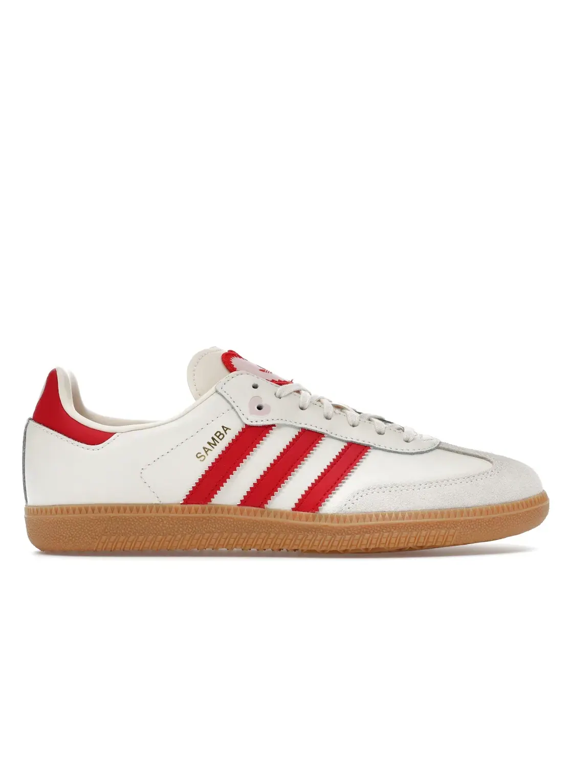 Детские кроссовки Lifestyle с принтом Samba OG Adidas — изображение 1 из 4, кремовый белый