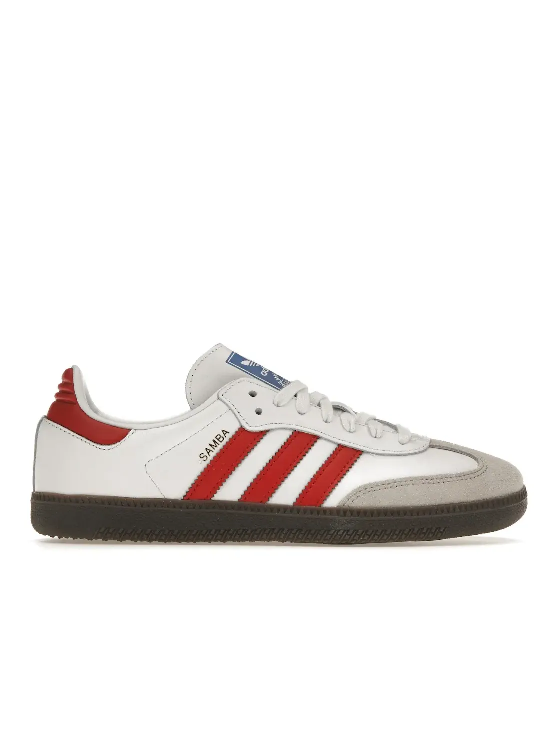 Мужские кроссовки Lifestyle с замшевыми накладками Adidas Samba OG — изображение 1 из 4, белый