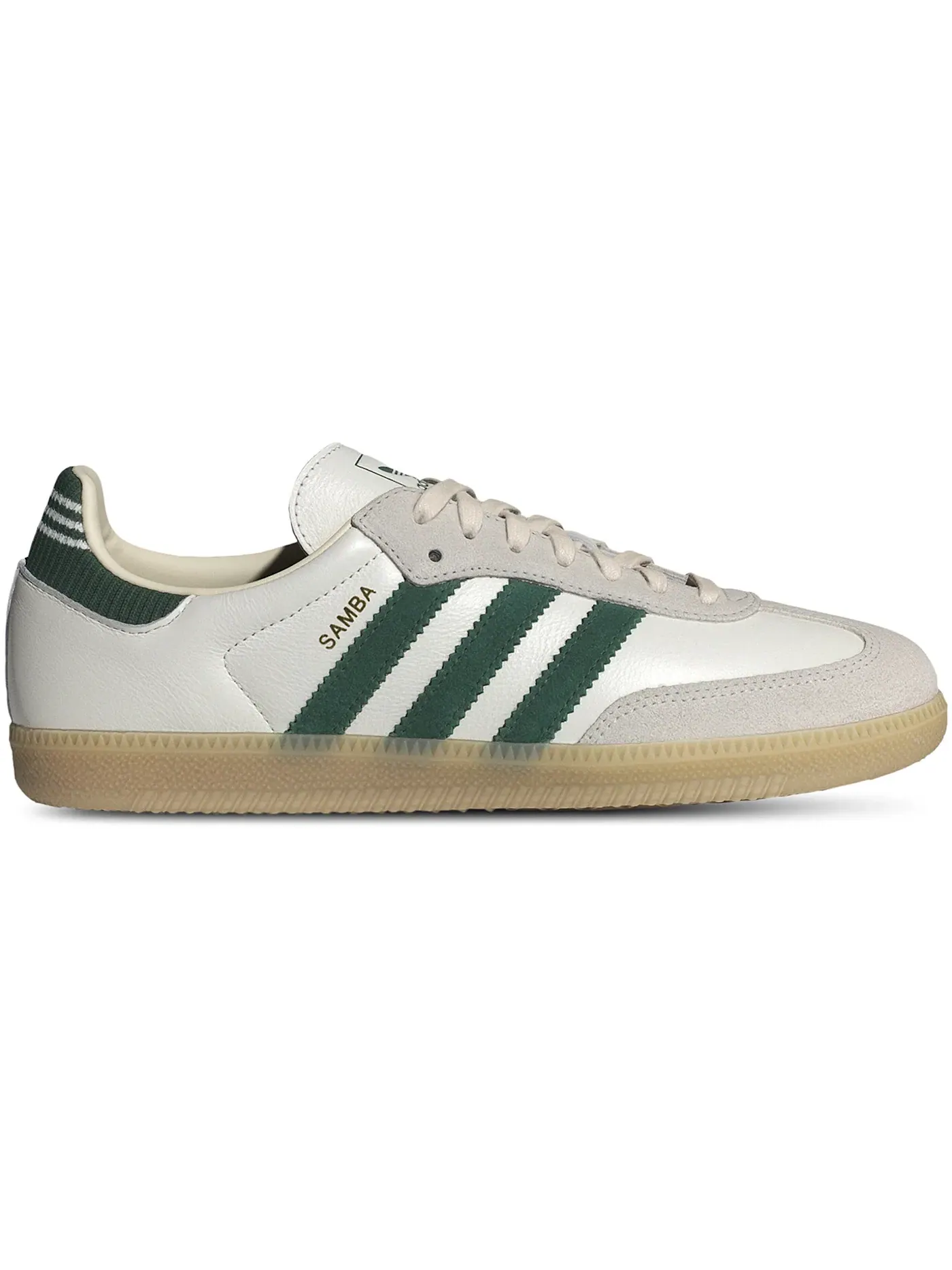 Мужские кроссовки Lifestyle Adidas Samba OG — изображение 1 из 1, белый/зеленый