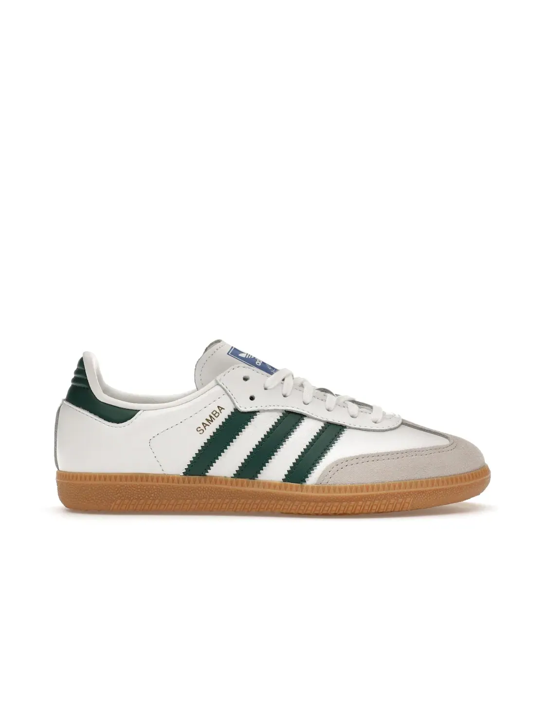 Детские кроссовки Lifestyle Adidas Samba OG — изображение 1 из 4, белый/зеленый