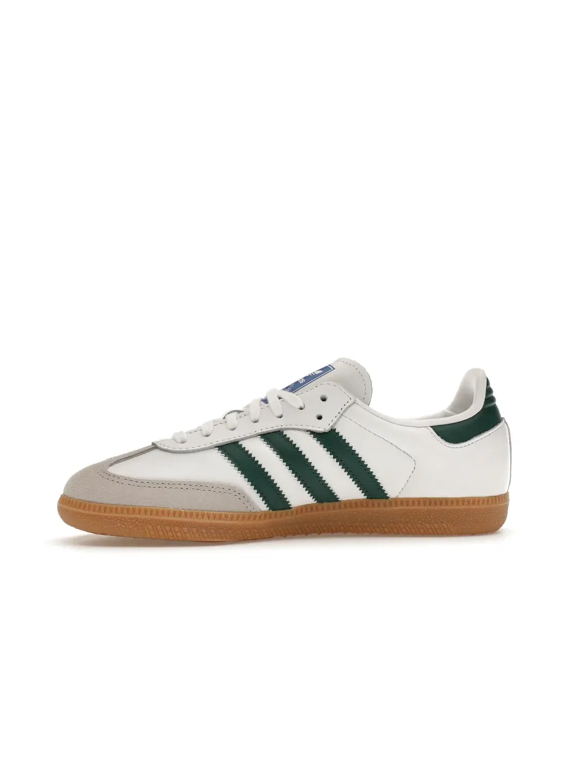 Детские кроссовки Lifestyle Adidas Samba OG — изображение 3 из 4, белый/зеленый