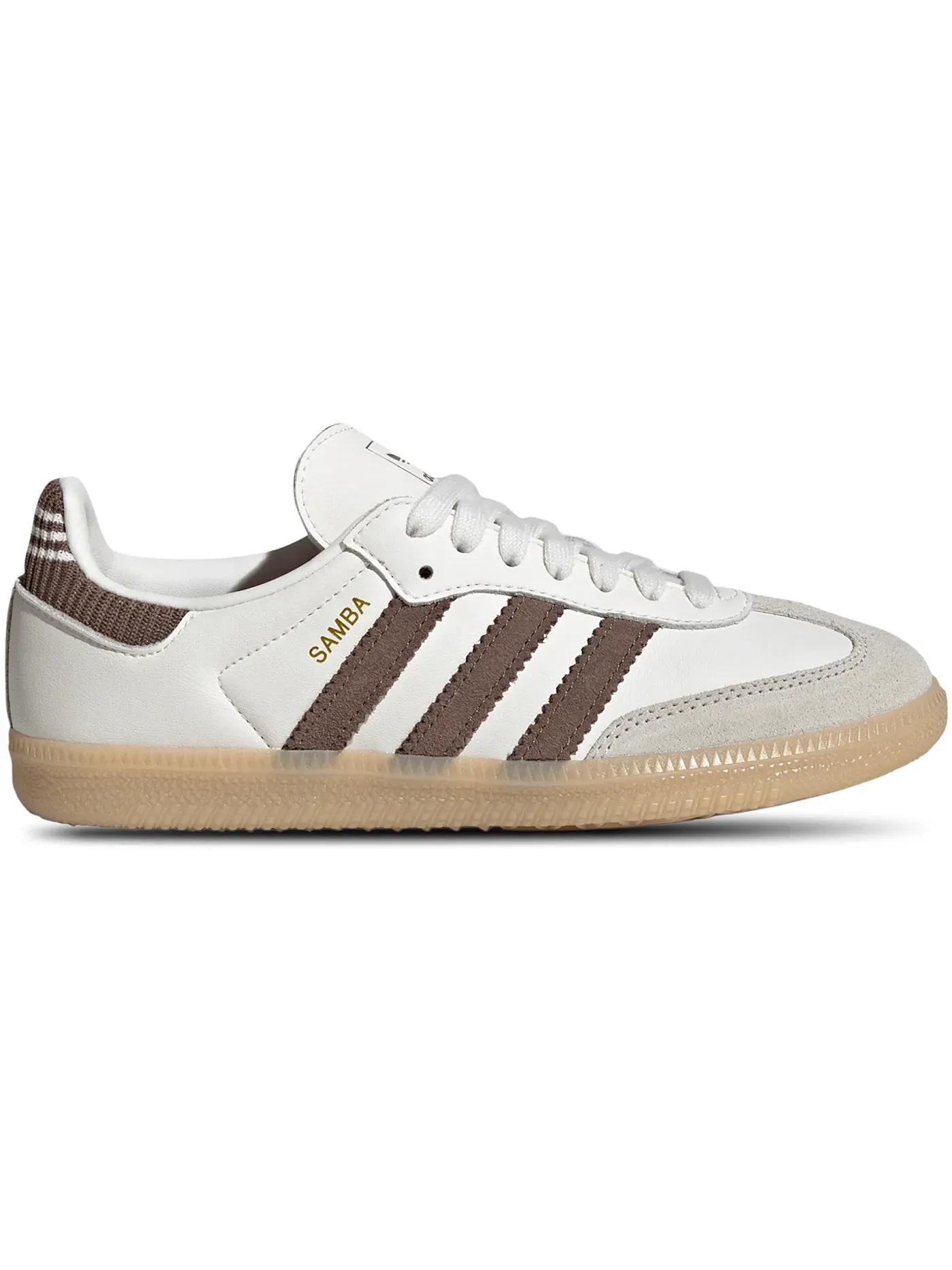 Детские кроссовки Lifestyle с замшевыми вставками Adidas Samba OG — изображение 1 из 1, белый