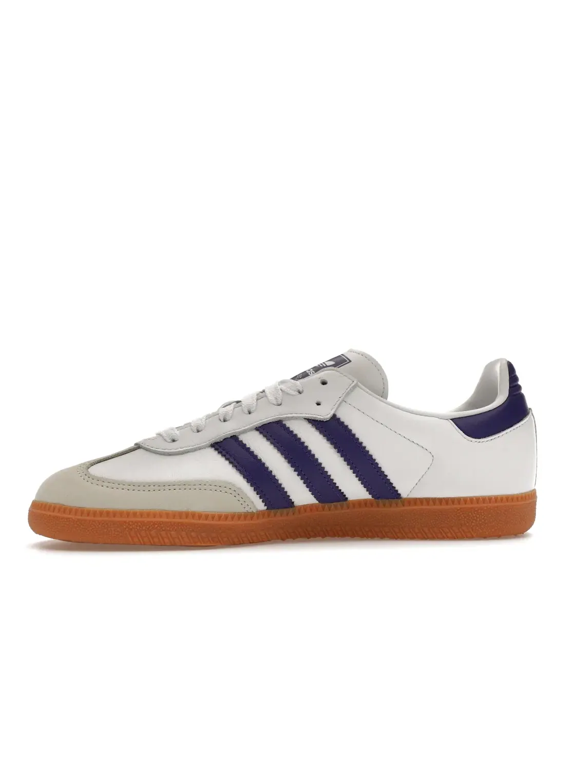 Женские кроссовки с контрастными полосками Adidas Samba OG — изображение 3 из 4, белый//белый