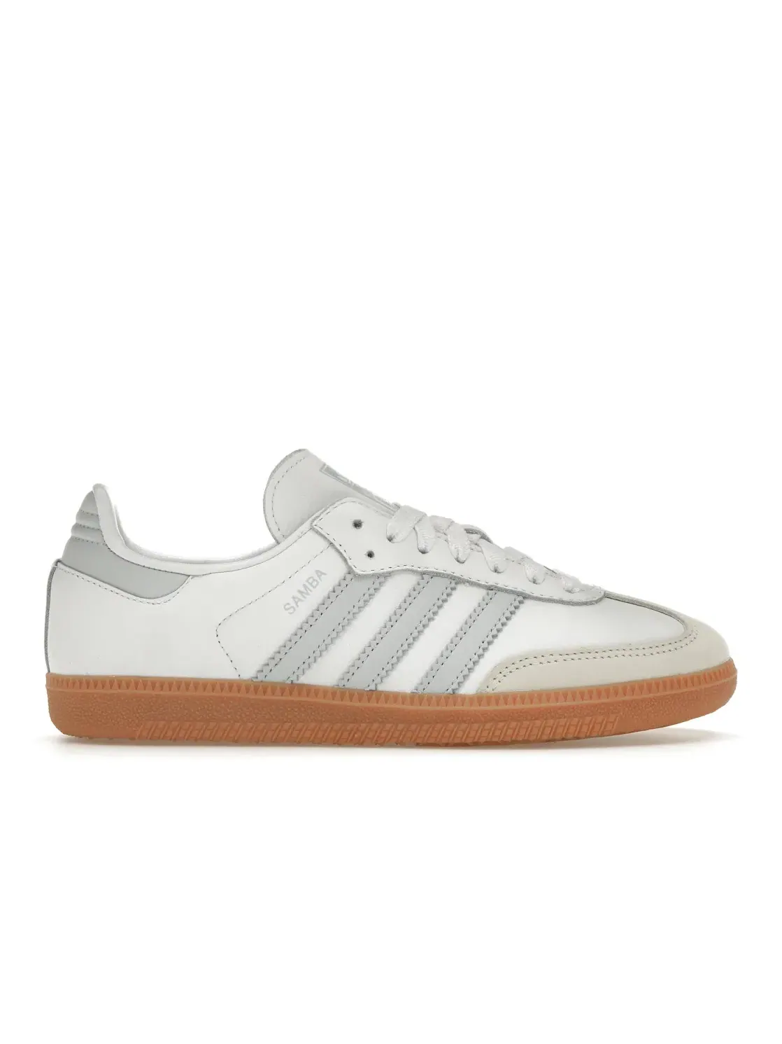Женские кроссовки для повседневной носки Adidas Samba OG — изображение 1 из 4, белый/синий/белый
