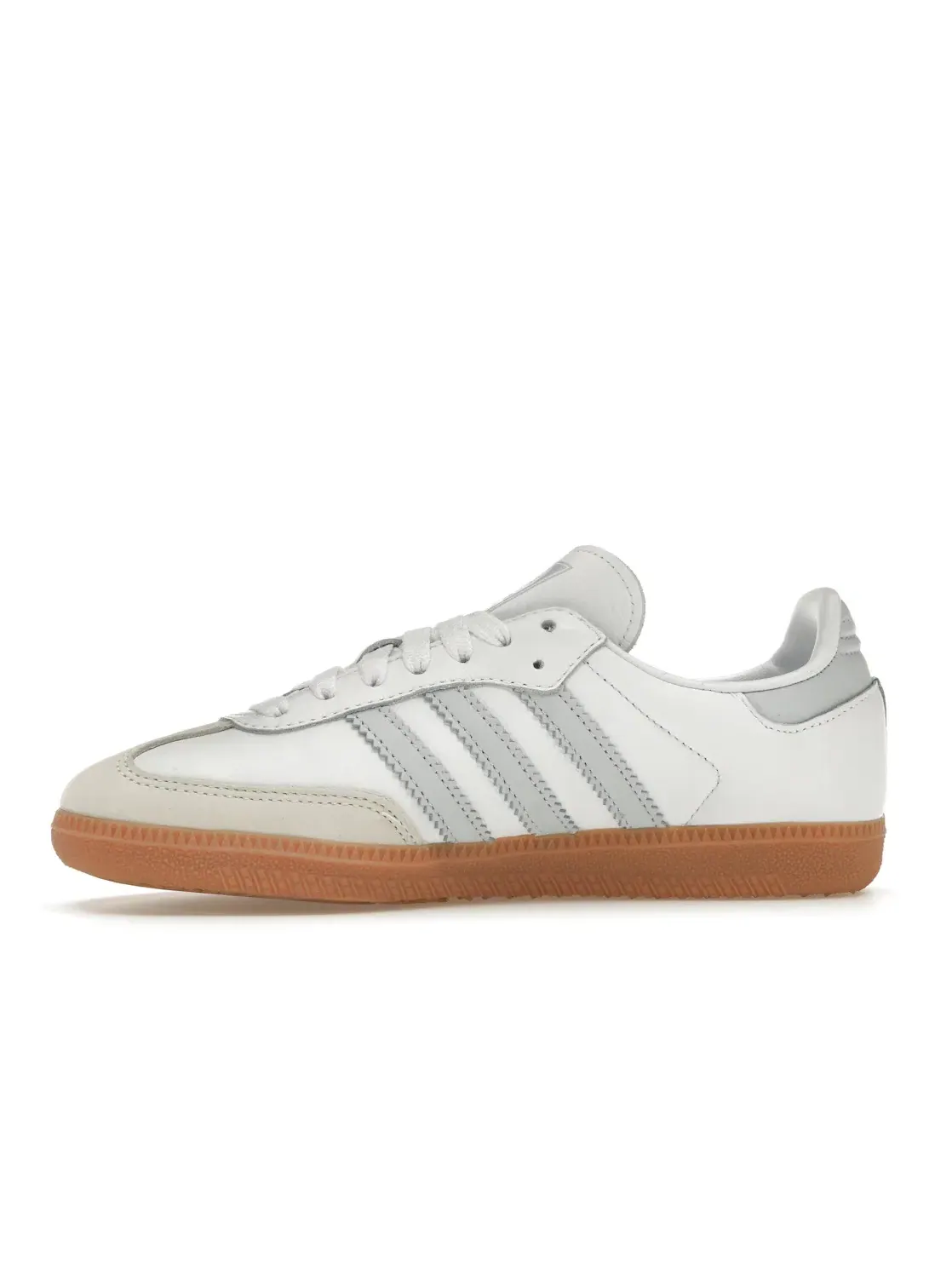 Женские кроссовки для повседневной носки Adidas Samba OG — изображение 3 из 4, белый/синий/белый