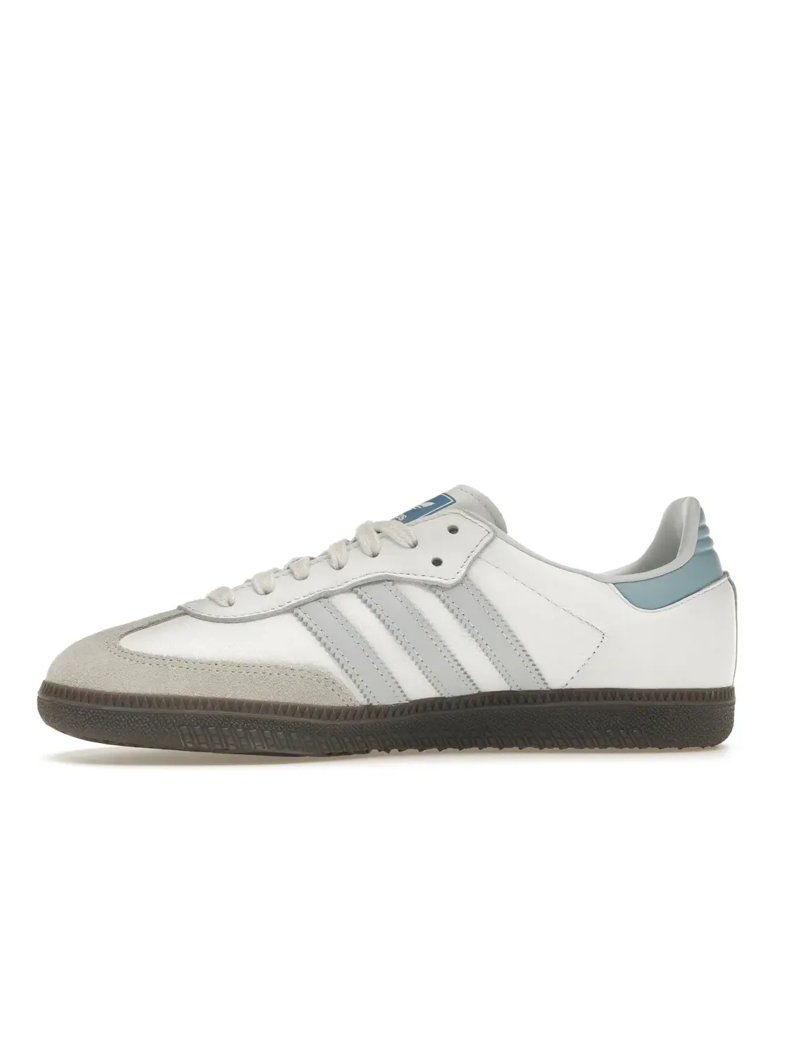 Мужские кроссовки с замшевыми вставками Adidas Samba OG — изображение 3 из 4, белый/синий