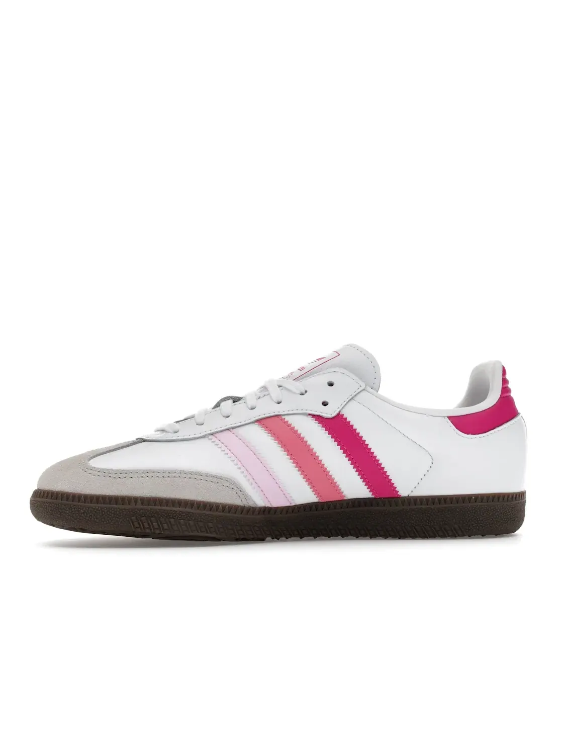 Детские кроссовки Lifestyle с цветовой гаммой Adidas Samba OG — изображение 3 из 4, белый//розовый