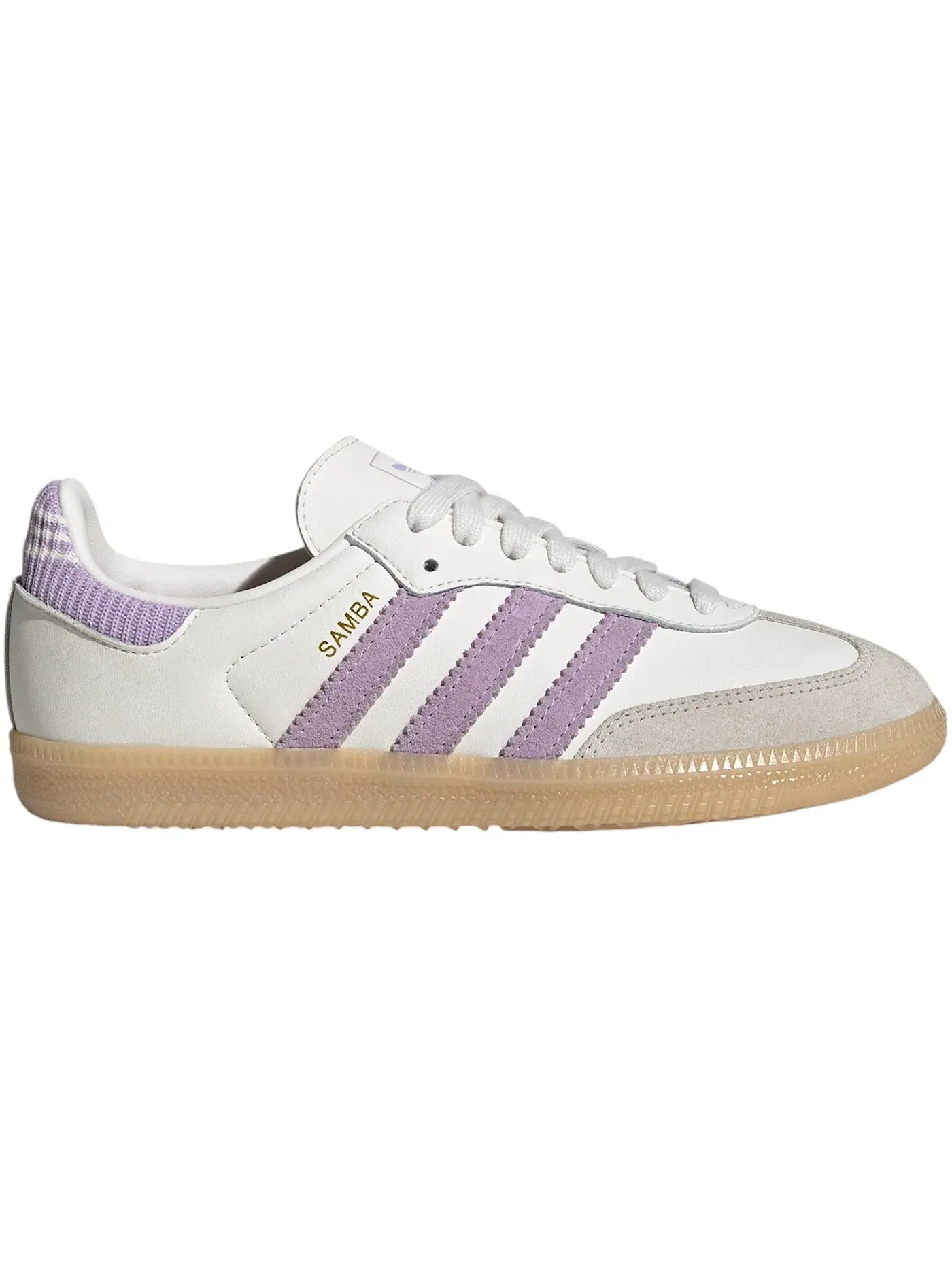 Детские кроссовки Lifestyle с принтом Adidas Samba OG — изображение 1 из 1, белый