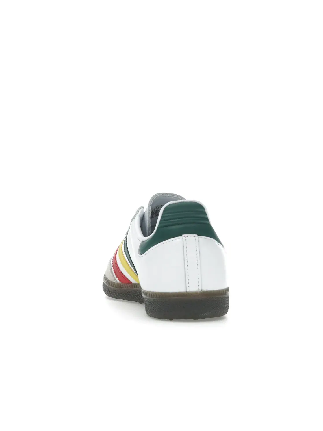 Мужские кроссовки для повседневной носки Adidas Samba OG — изображение 4 из 4, белый/желтый/зеленый