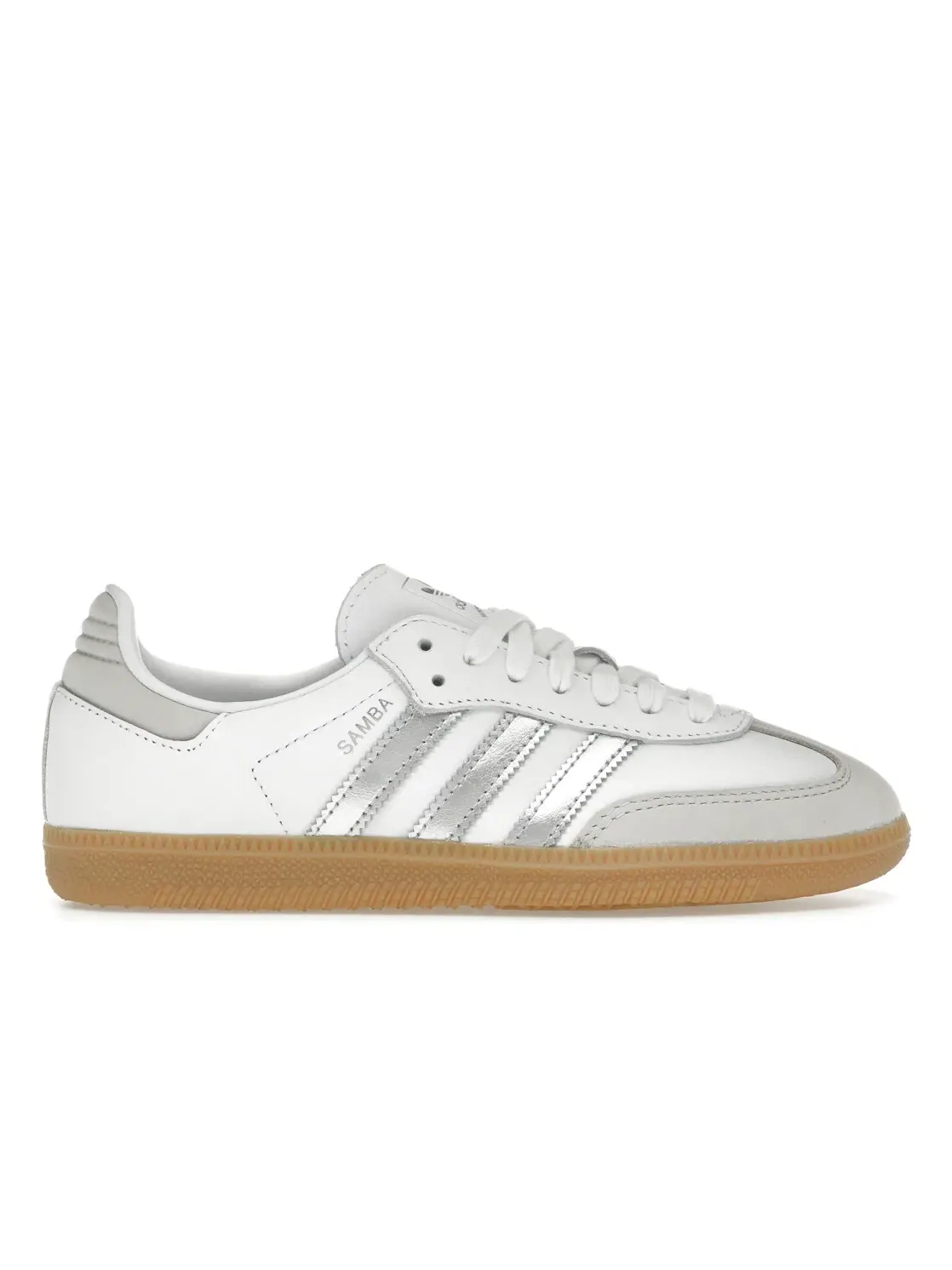 Женские кроссовки с металлическим блеском Adidas Samba OG — изображение 1 из 4