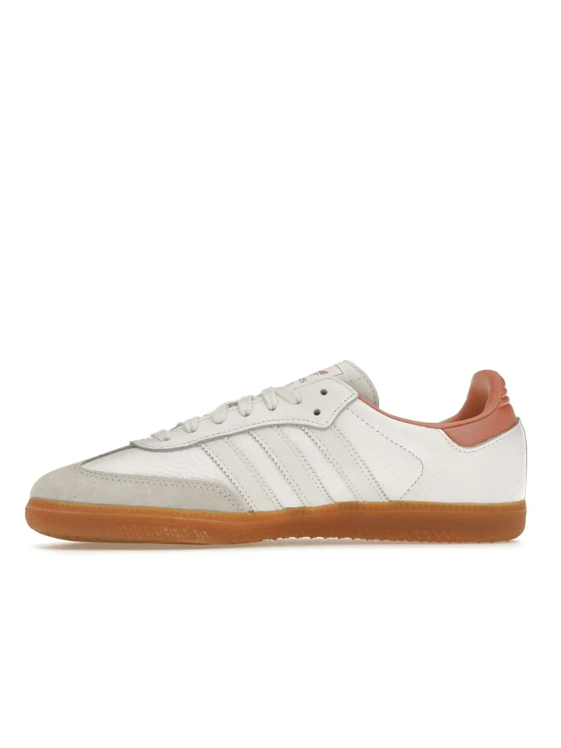 Женские кроссовки с замшевыми вставками Adidas Samba OG — изображение 3 из 4, белый белый