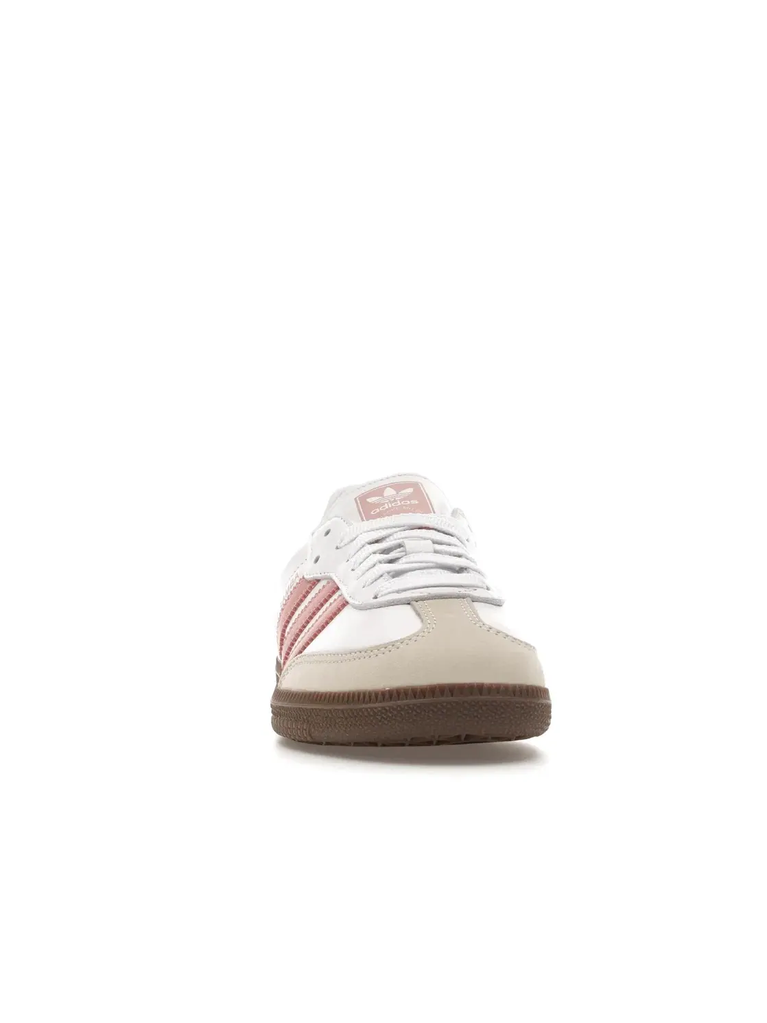 Женские кроссовки с замшевыми акцентами Adidas Samba OG — изображение 2 из 4, белый//белый