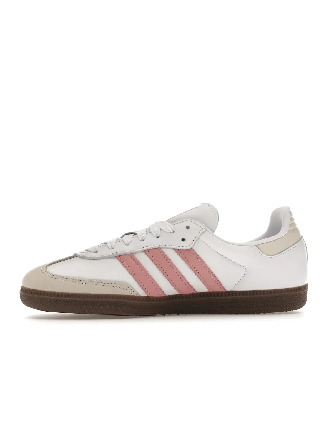 Женские кроссовки с замшевыми акцентами Adidas Samba OG — изображение 3 из 4, белый//белый