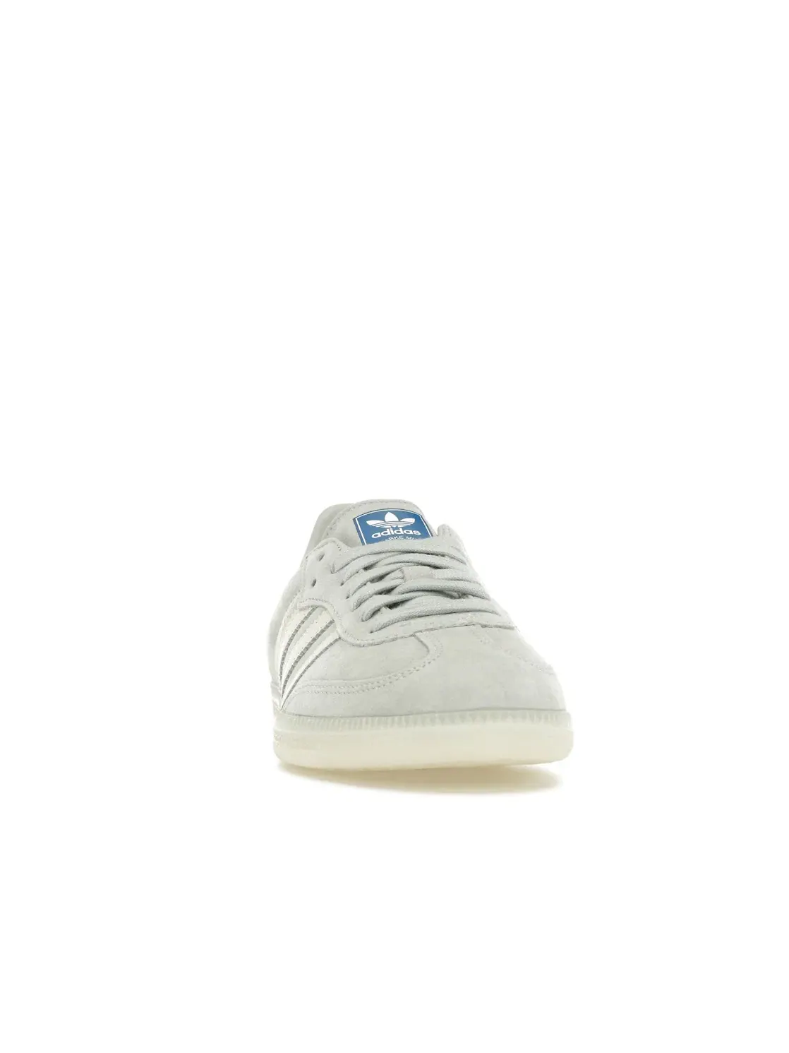 Женские кроссовки с замшевым верхом Adidas Samba OG — изображение 2 из 4, серебристый/белый/белый