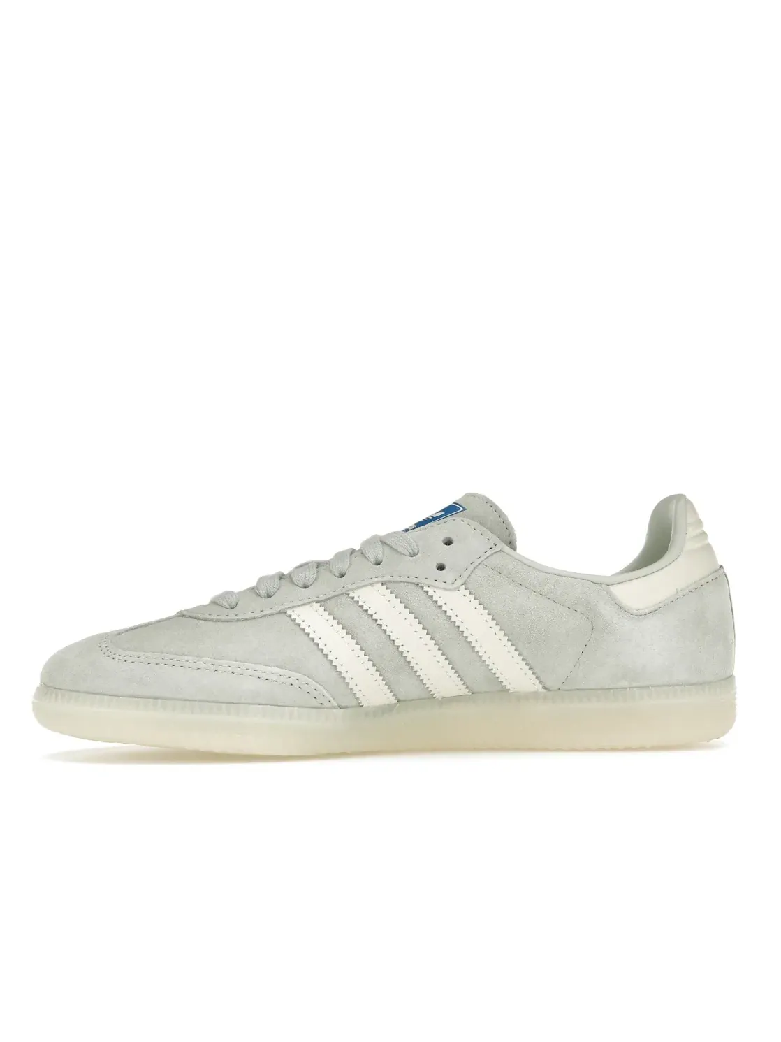Женские кроссовки с замшевым верхом Adidas Samba OG — изображение 3 из 4, серебристый/белый/белый