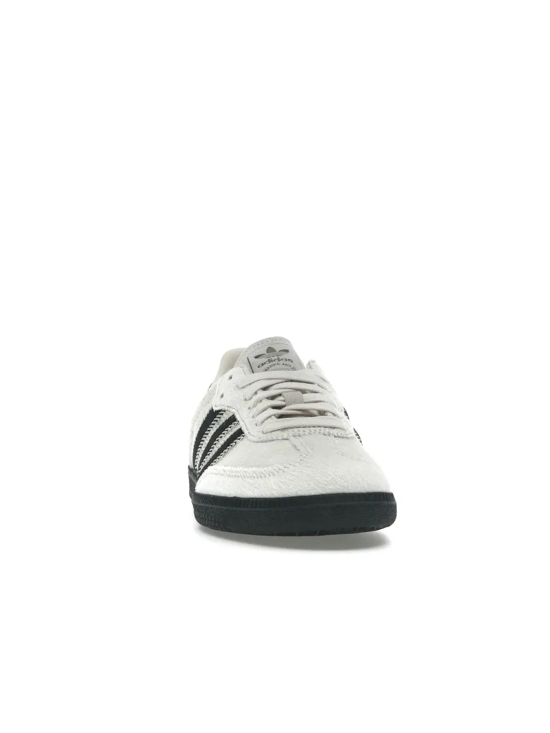 Женские кроссовки из замши с конским волосом Adidas Samba OG — изображение 2 из 4, белый черный