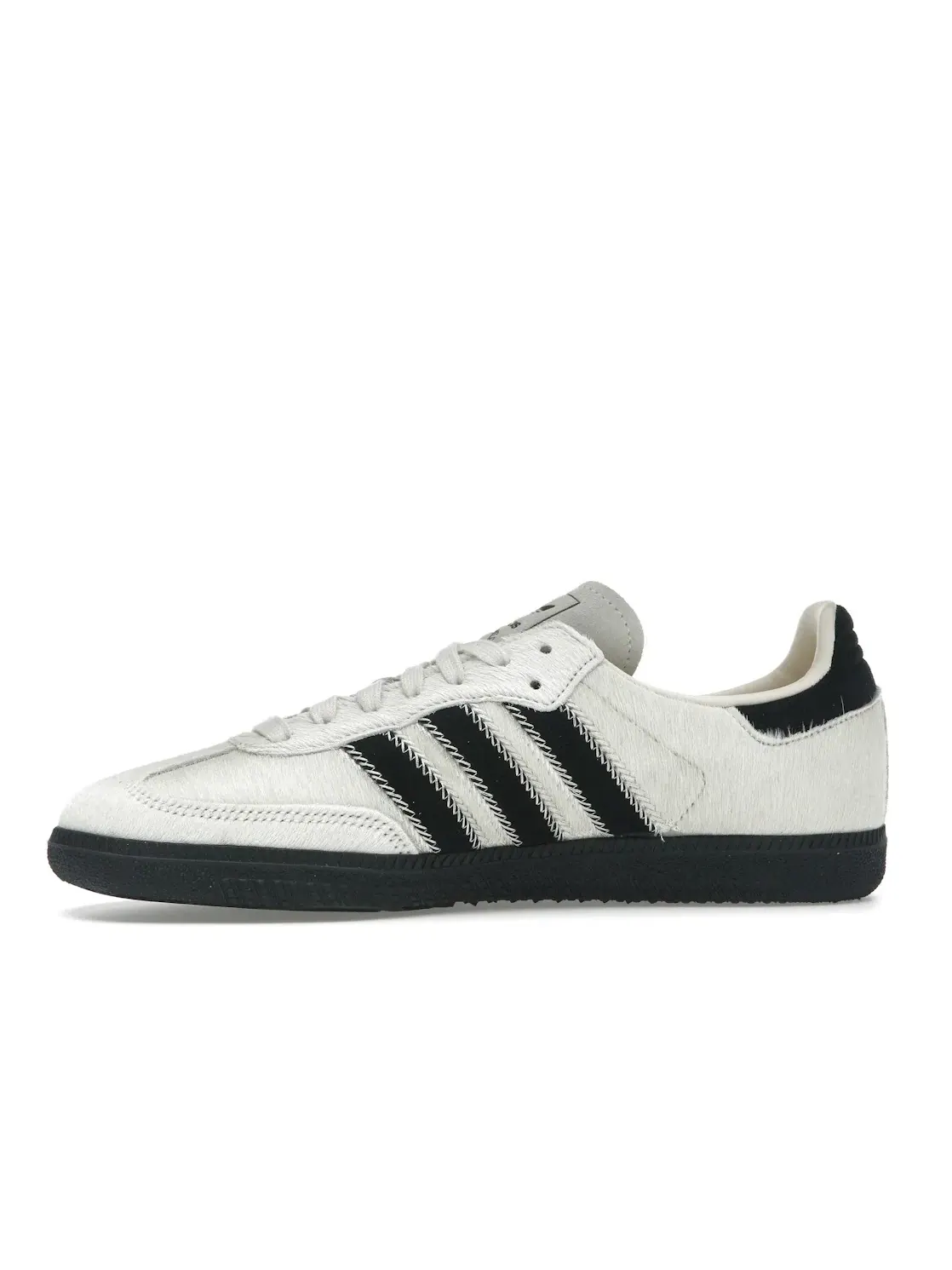 Женские кроссовки из замши с конским волосом Adidas Samba OG — изображение 3 из 4, белый черный