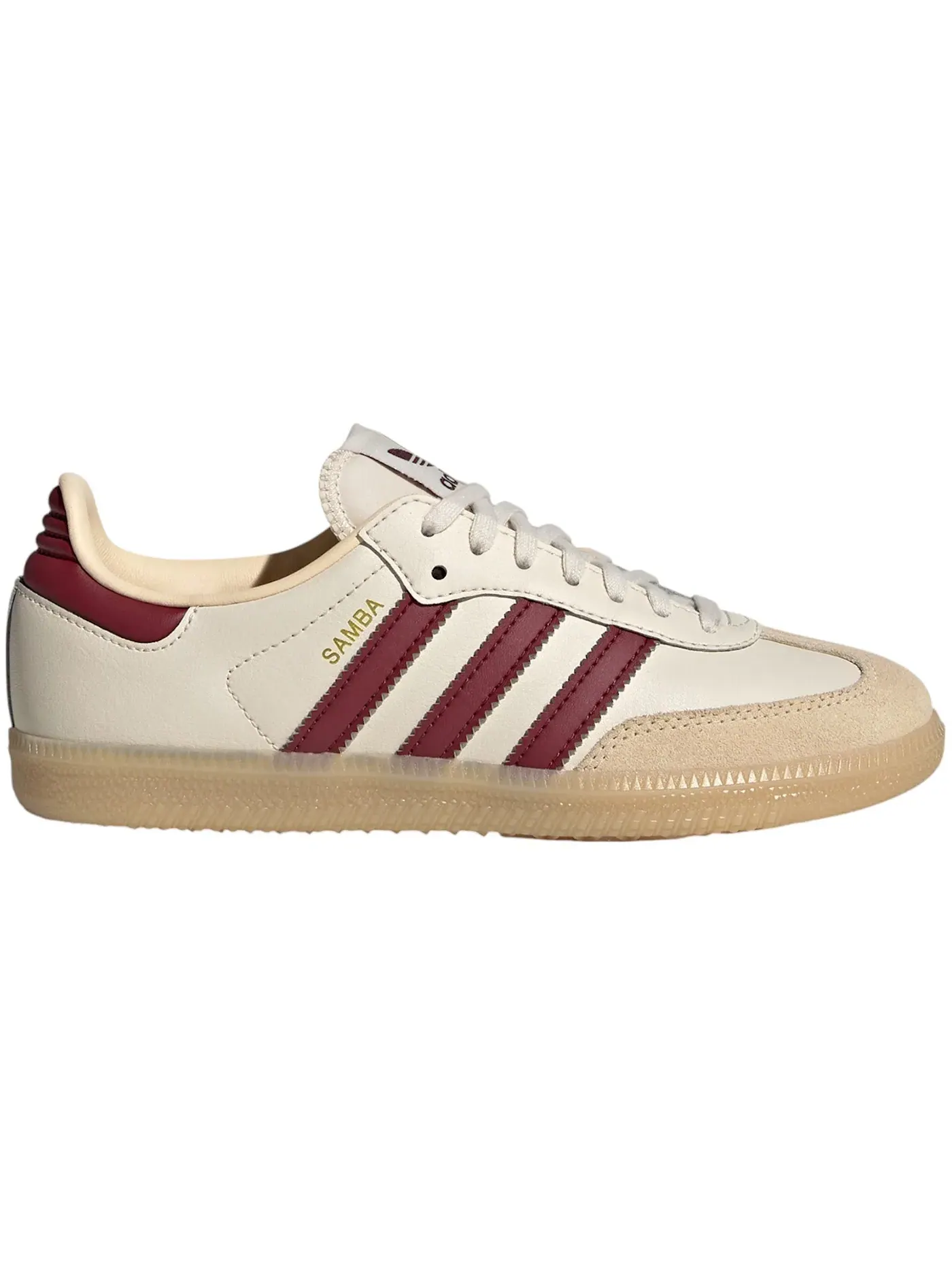 Детские кеды Lifestyle Adidas Samba OG — изображение 1 из 1, белый красный