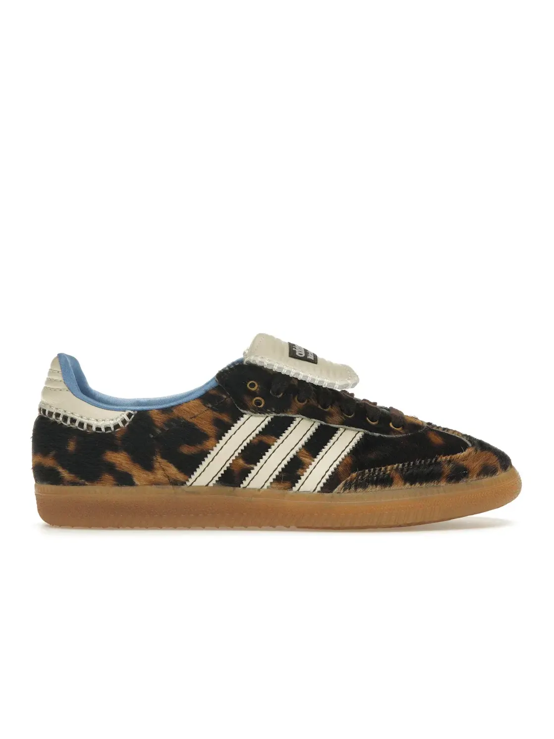 Мужские кроссовки из кожи с принтом Adidas Samba Pony Wales Bonner — изображение 1 из 4