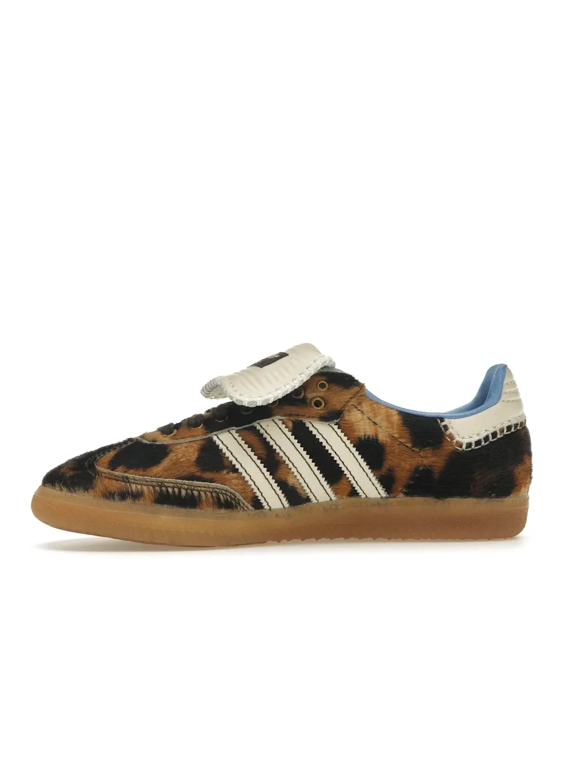 Мужские кроссовки из кожи с принтом Adidas Samba Pony Wales Bonner — изображение 3 из 4