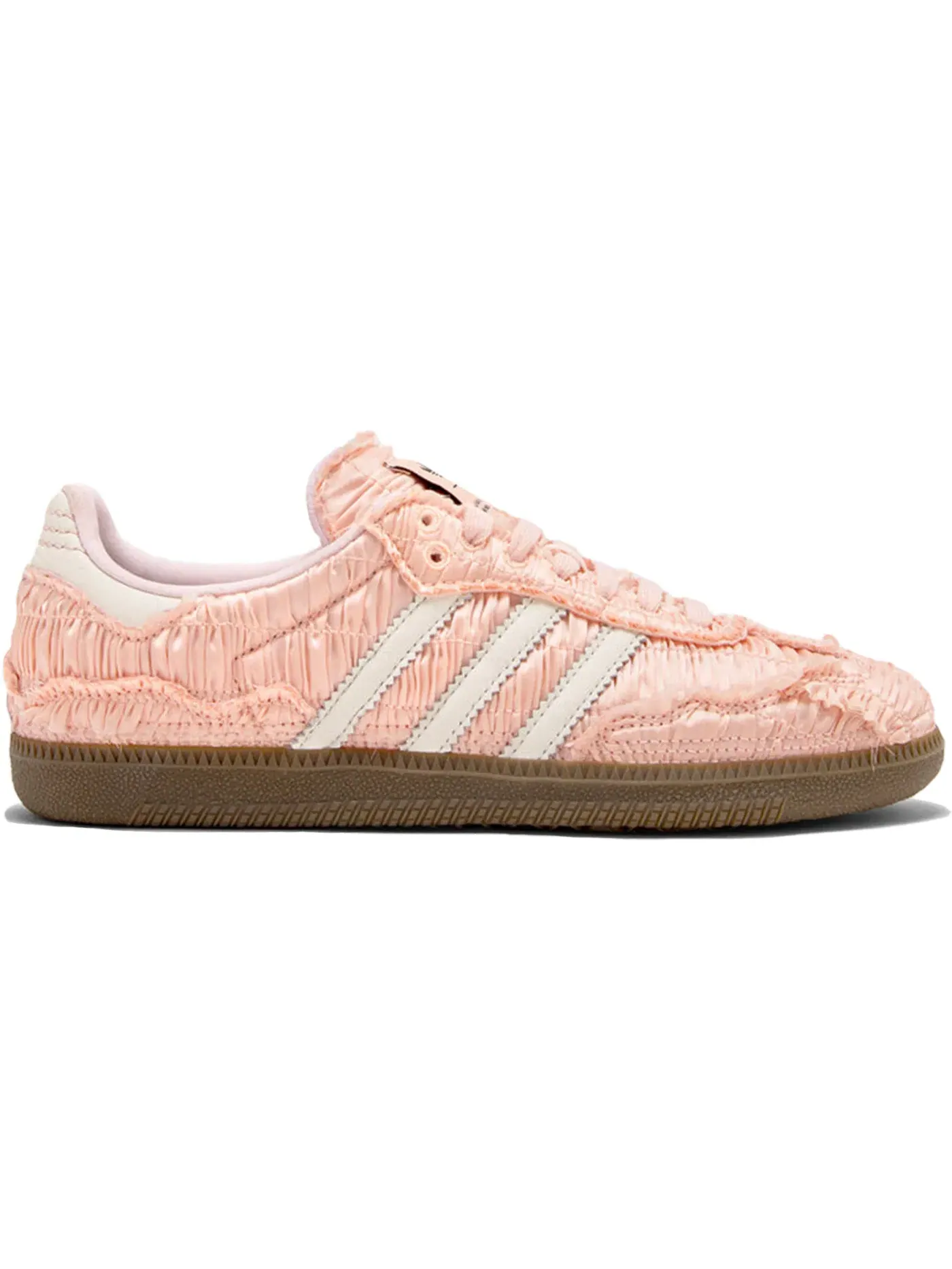 Мужские кроссовки с текстурированным шелком Samba Adidas — изображение 1 из 1, розовый/белый