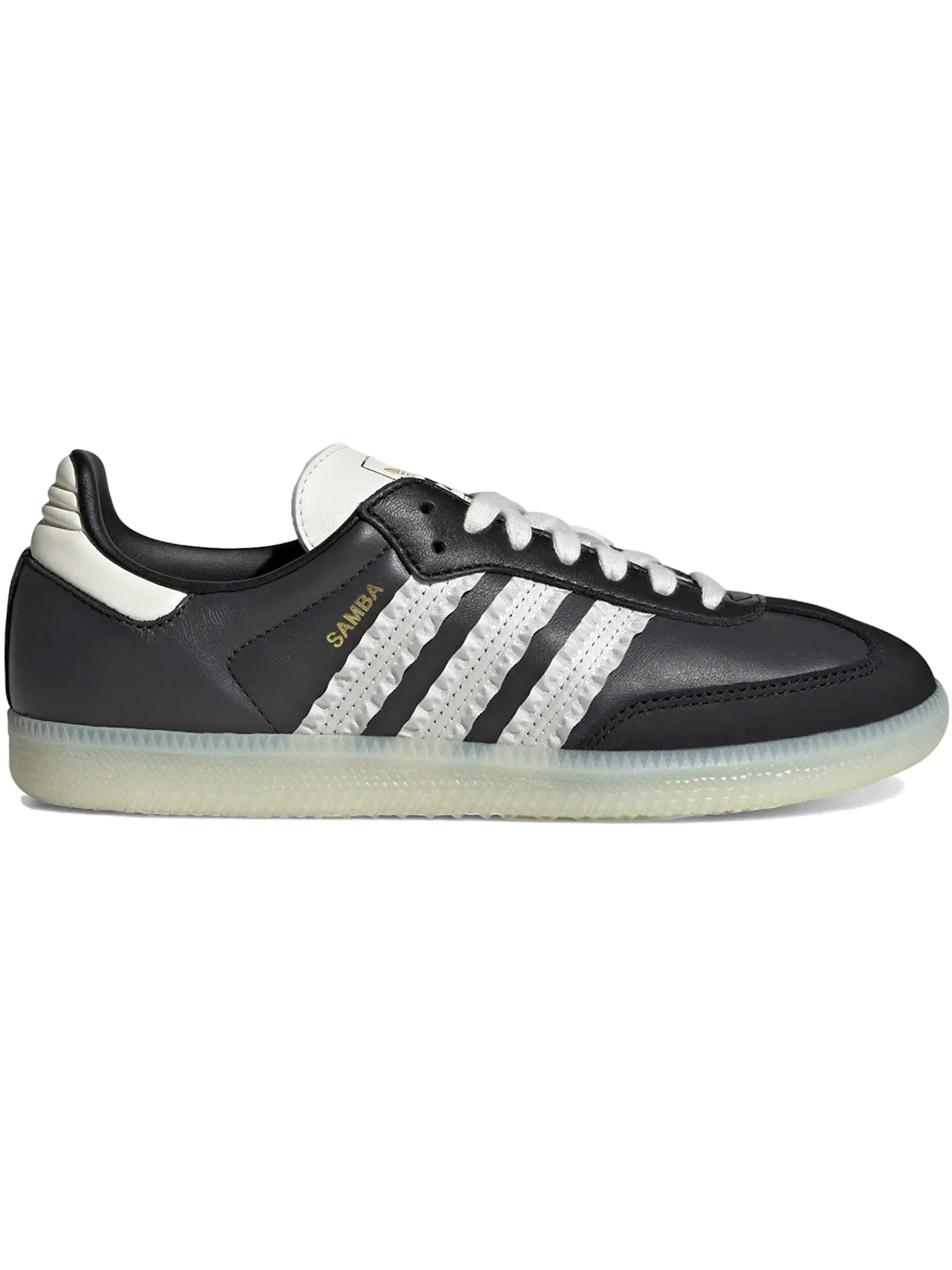 Женские кроссовки с рюшами Adidas Samba — изображение 1 из 1, белый/черный