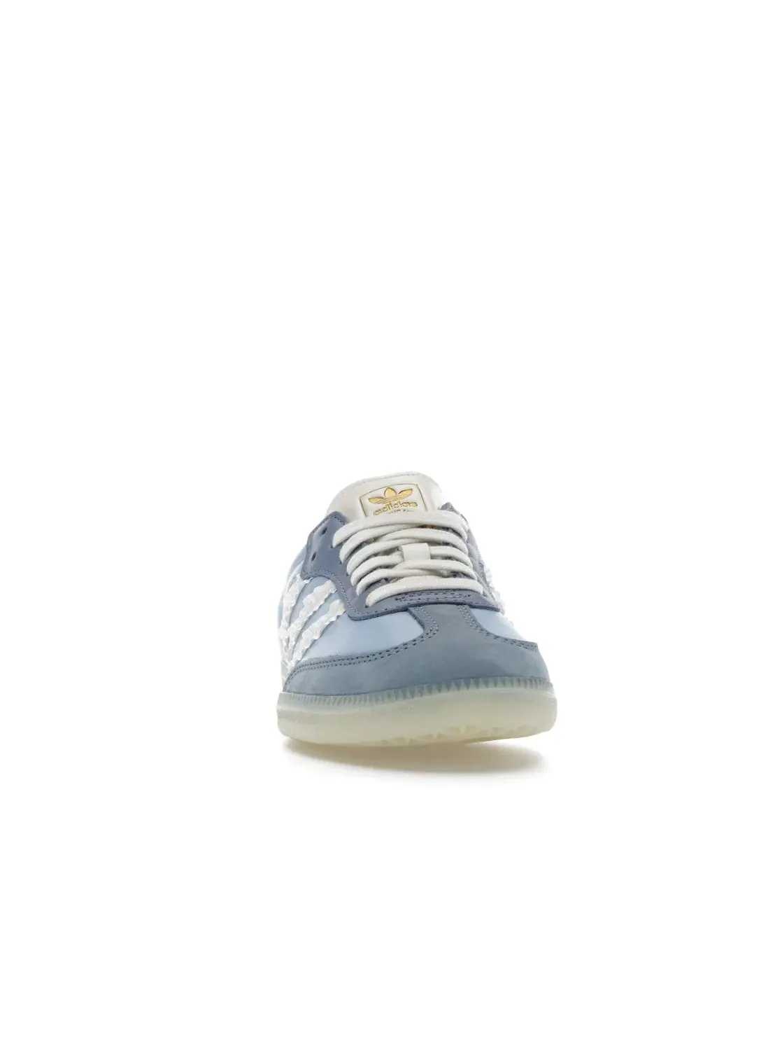 Женские кроссовки Lifestyle с оборками Samba Adidas — изображение 2 из 4, прозрачный/синий/белый