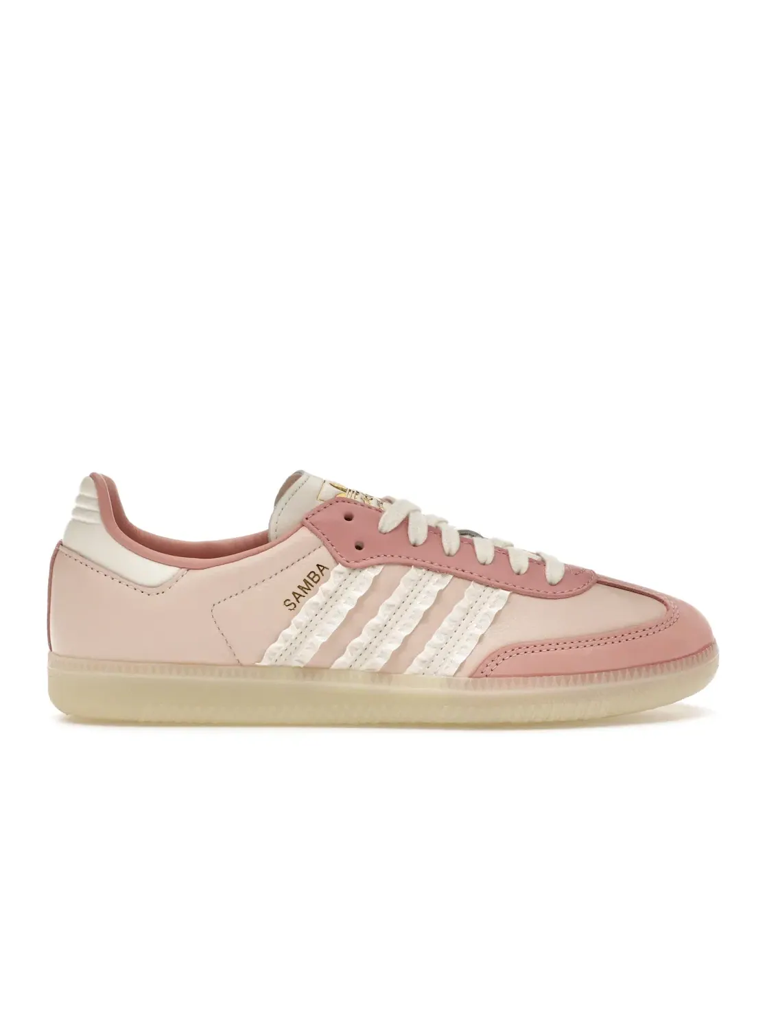 Женские кроссовки с оборками Samba Adidas — изображение 1 из 4, голубой/белый