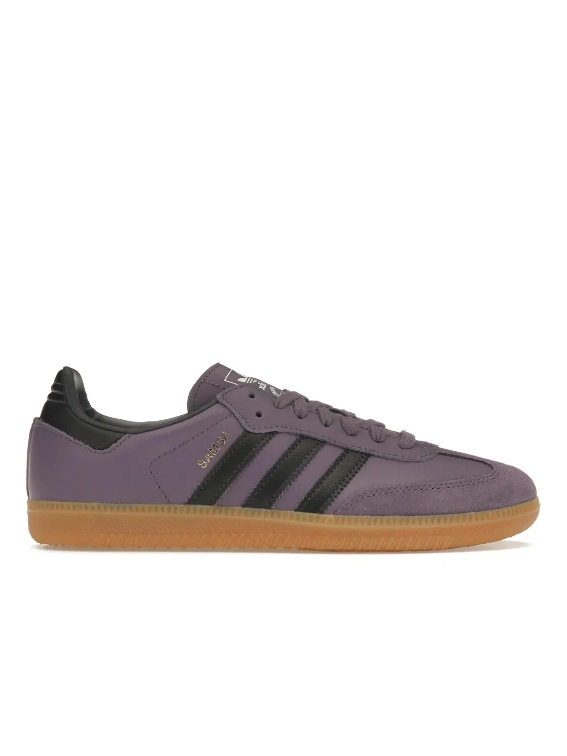 Женские кроссовки lifestyle Adidas Samba — изображение 1 из 4, фиолетовый//белый
