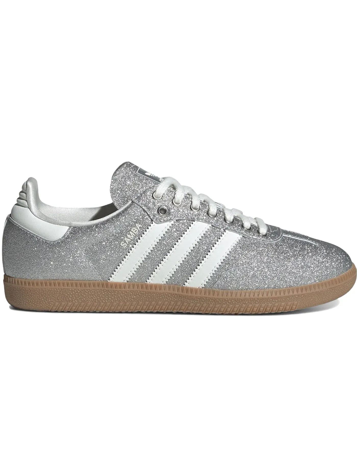 Женские кроссовки с серебристым верхом Adidas Samba — изображение 1 из 1