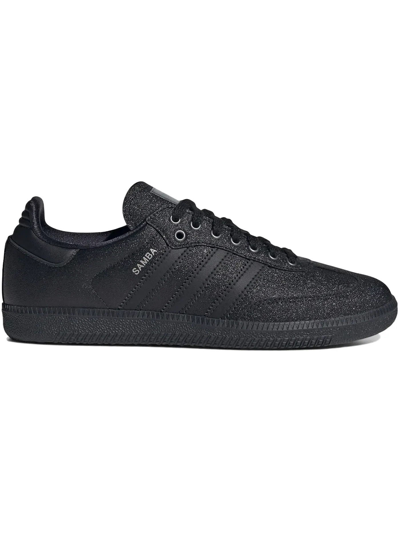 Женские кроссовки с глянцевой отделкой Adidas Samba — изображение 1 из 1, черный черный черный
