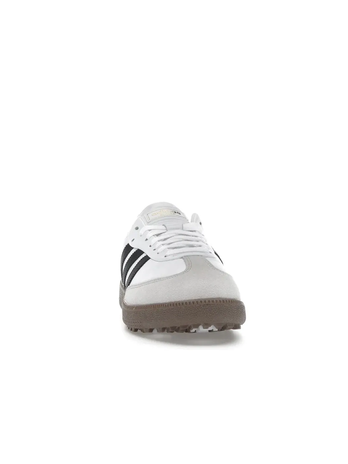 Мужские гольф-туфли с шипами Samba Spikeless Adidas — изображение 2 из 4, белый черный
