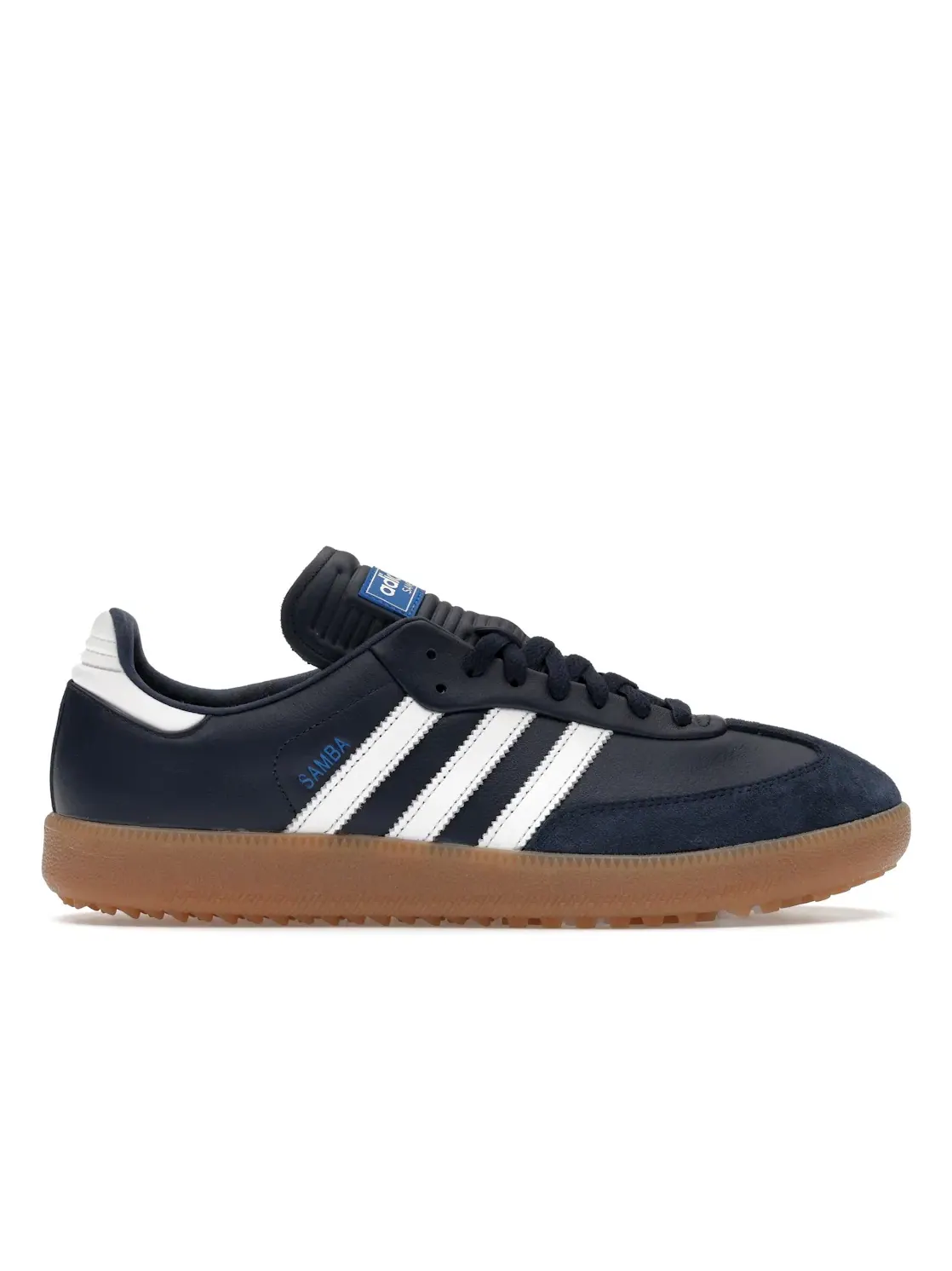 Мужские кроссовки Lifestyle с замшевым верхом Adidas Samba Spikeless Golf — изображение 1 из 4, индиго/белый/синий