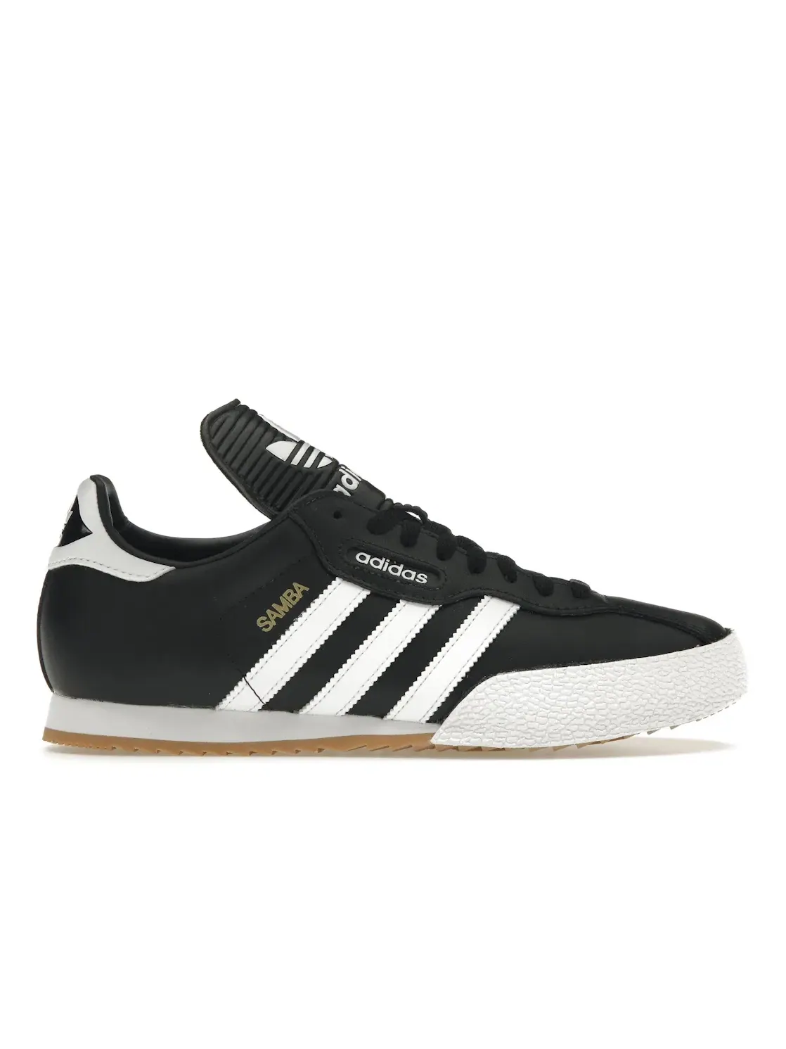Мужские кроссовки lifestyle с замшевым верхом Adidas Samba Super — изображение 1 из 4, черный/белый/черный