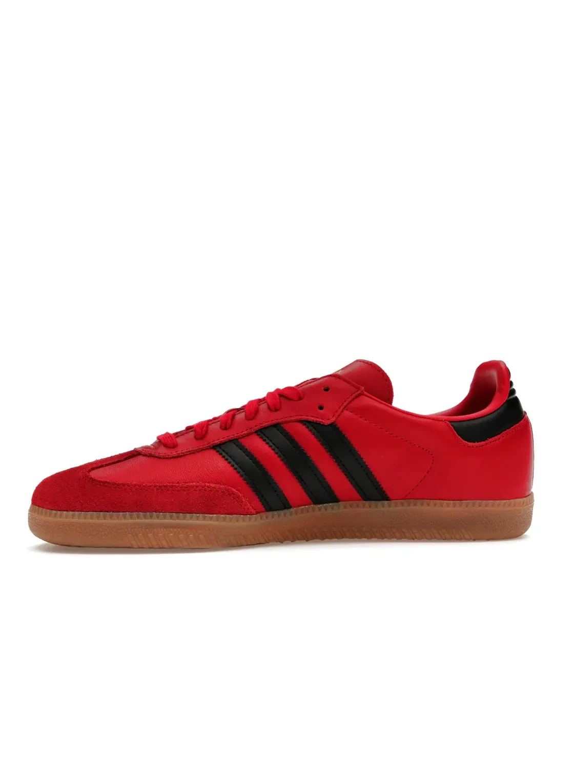 Мужские кроссовки Lifestyle Adidas Samba Team — изображение 3 из 4, красный/черный