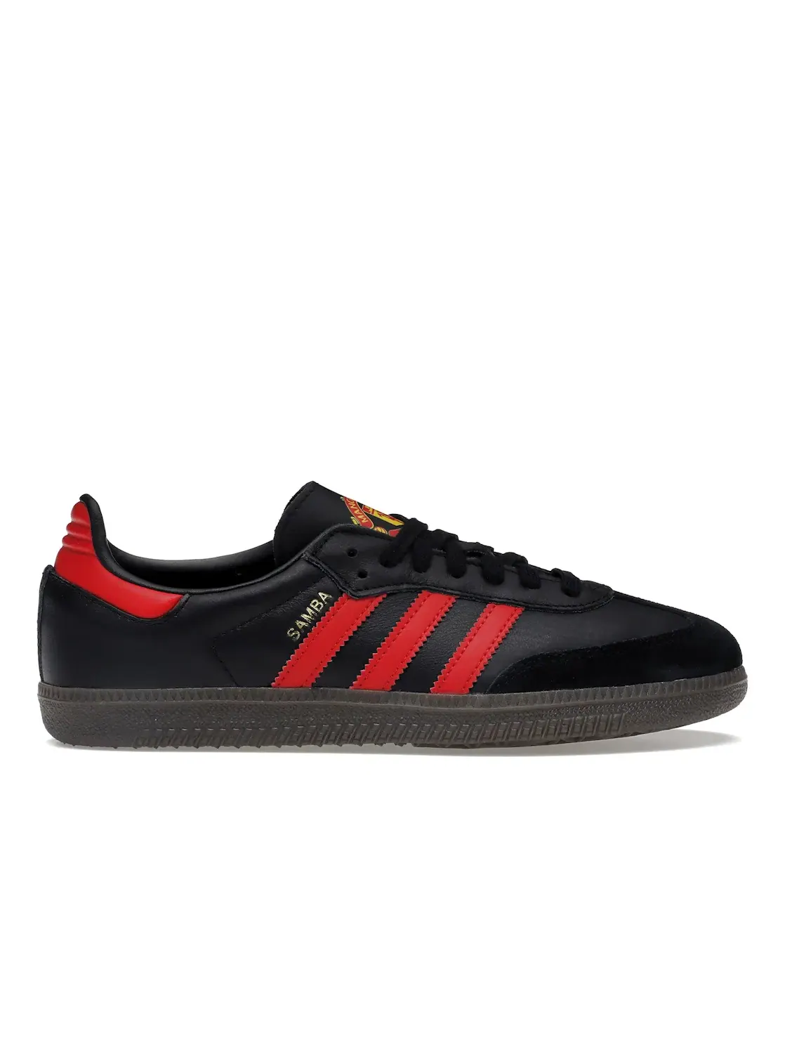 Мужские кроссовки с принтом Adidas Samba Team Adidas — изображение 1 из 4, черный/красный