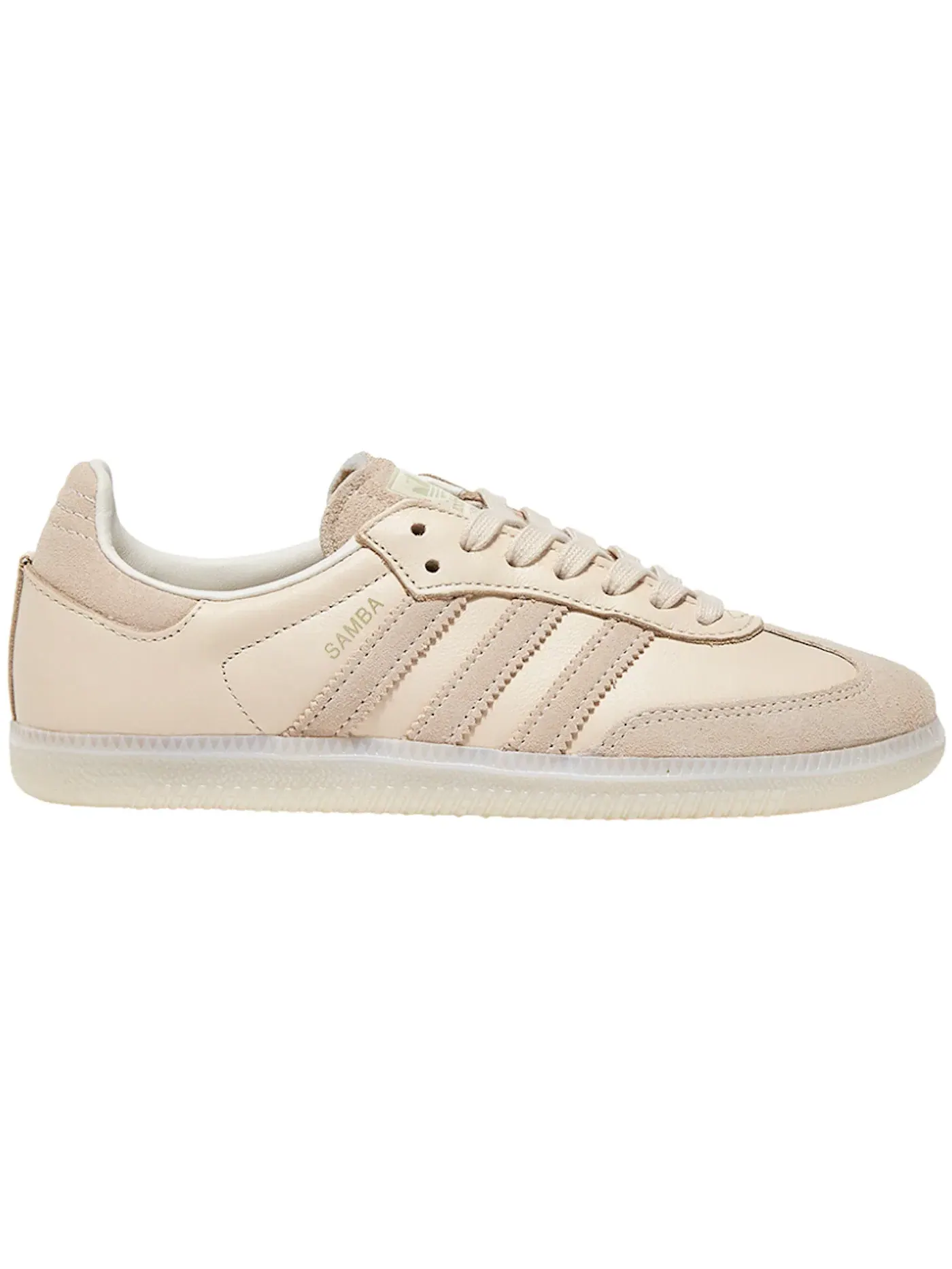 Мужские кроссовки с замшевым верхом Adidas Samba — изображение 1 из 1, кремовый белый