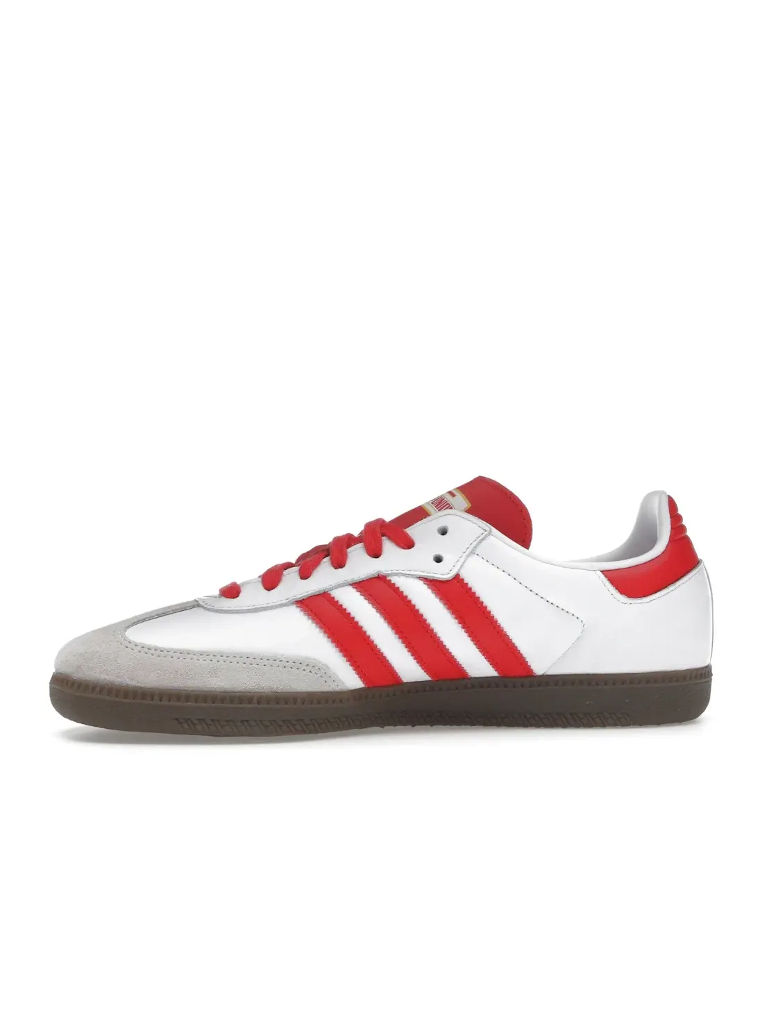 Мужские кроссовки Lifestyle Adidas Samba — изображение 3 из 4, белый/красный