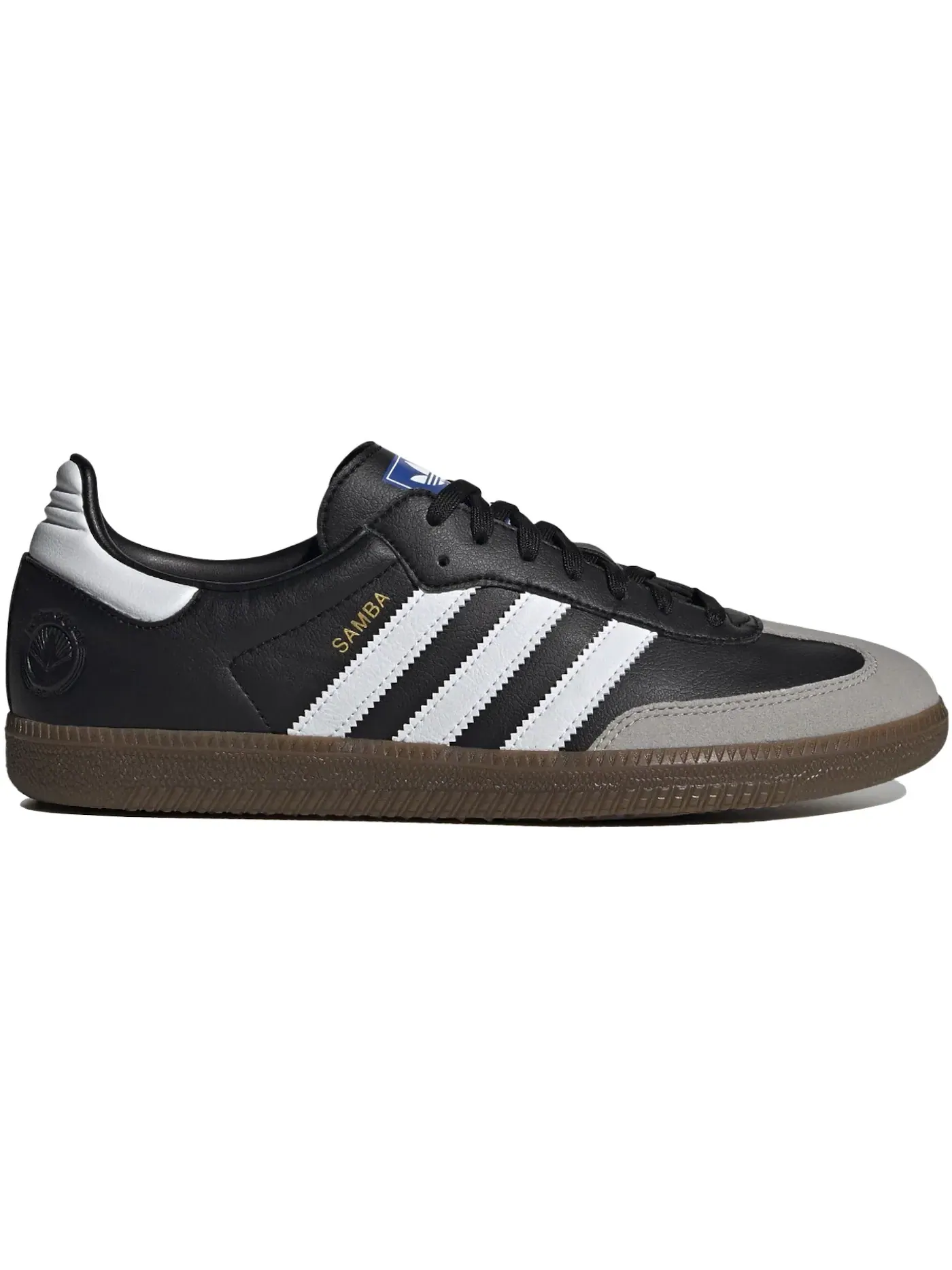 Мужские кроссовки Lifestyle Adidas Samba Vegan — изображение 1 из 1, белый/черный
